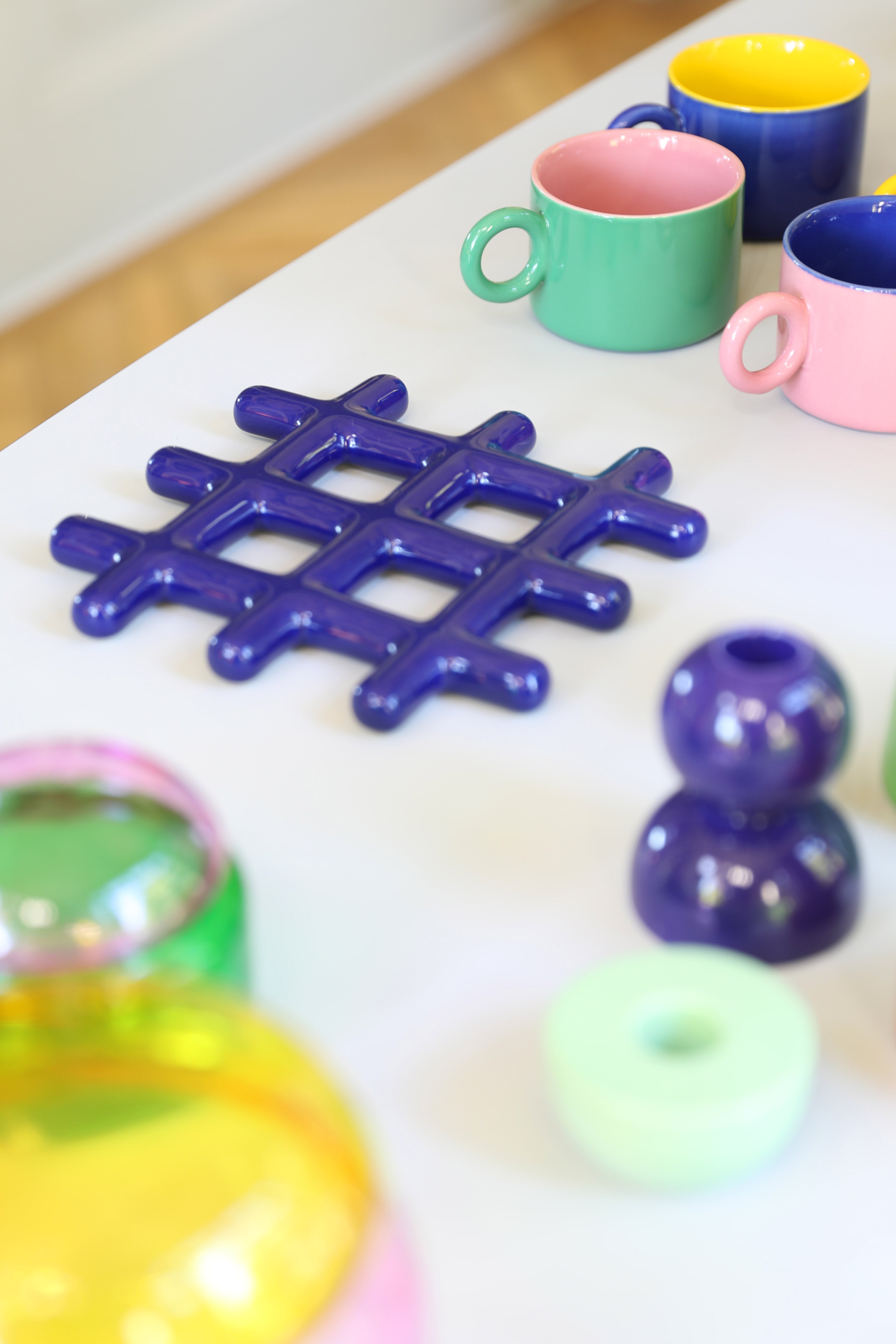 Podložka GRID modrá