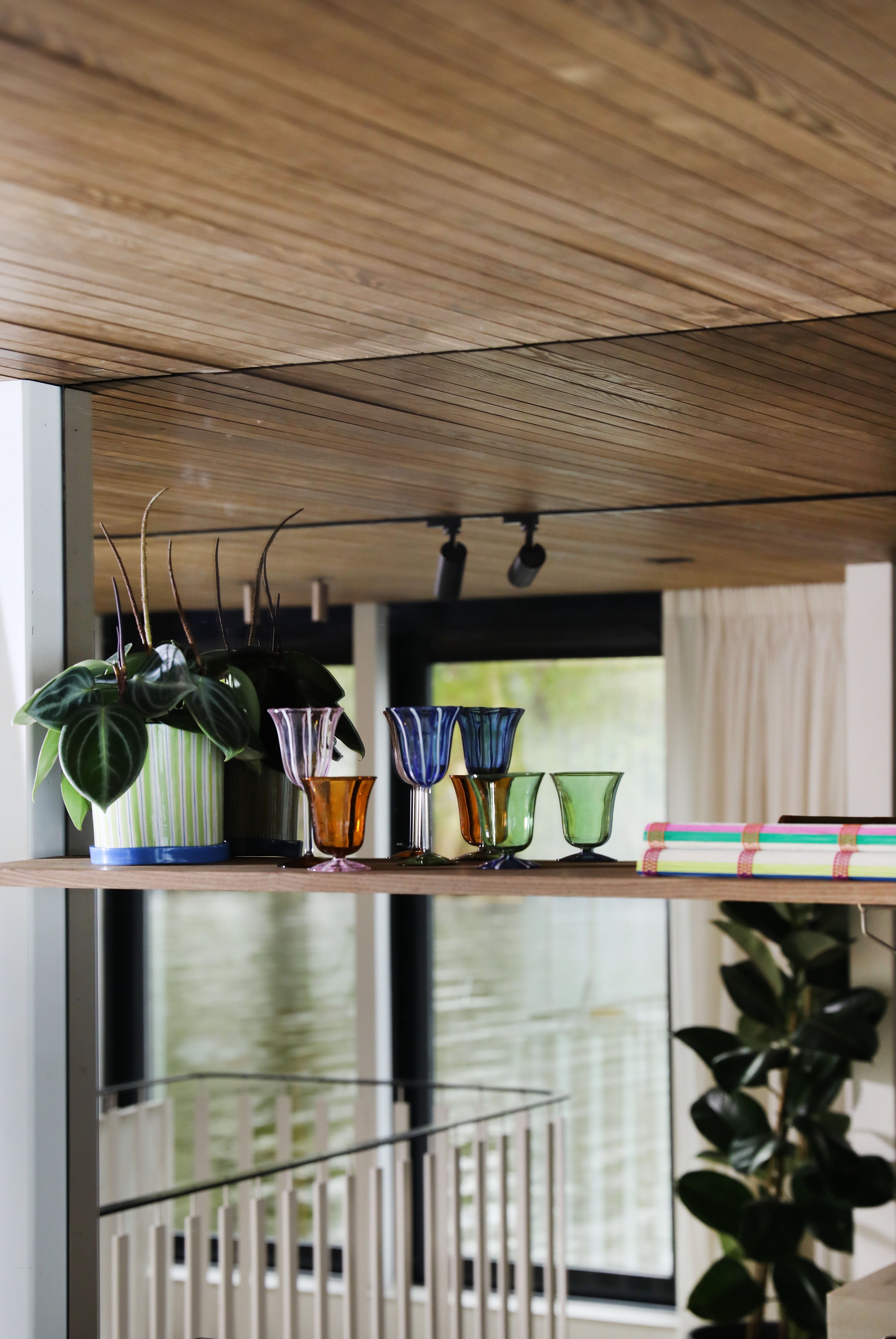 Sada sklenic EVE zelená s modrou