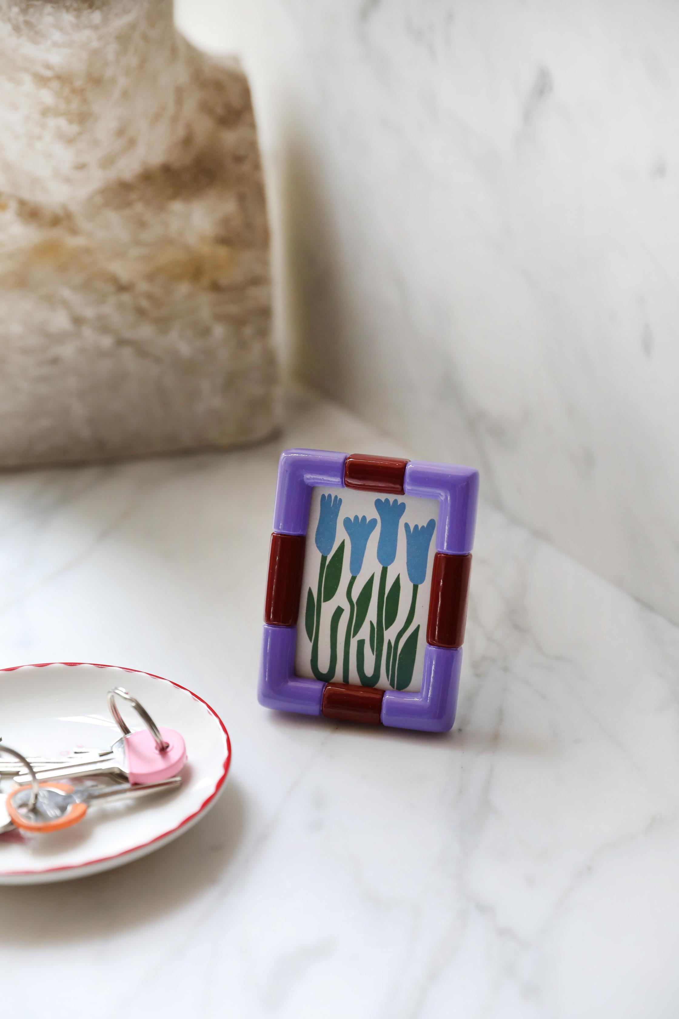 Rám na fotografie RIFT RECTANGLE liliový s fialovou