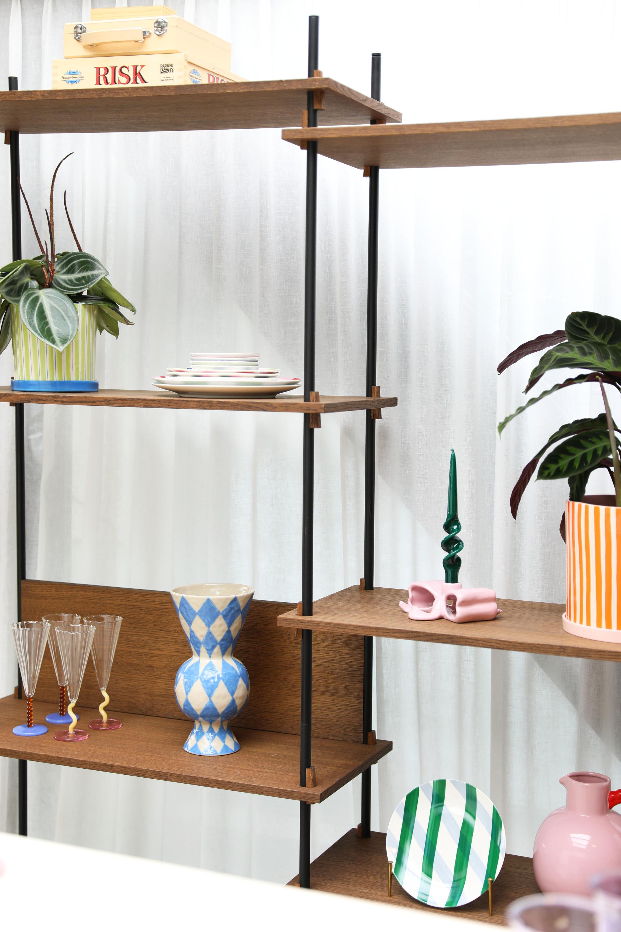 RIBBON Candle Holder Pink