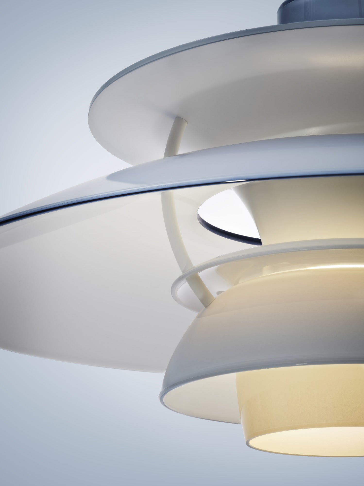 Lampa wisząca PH 5 OPAL błękitny – Louis Poulsen