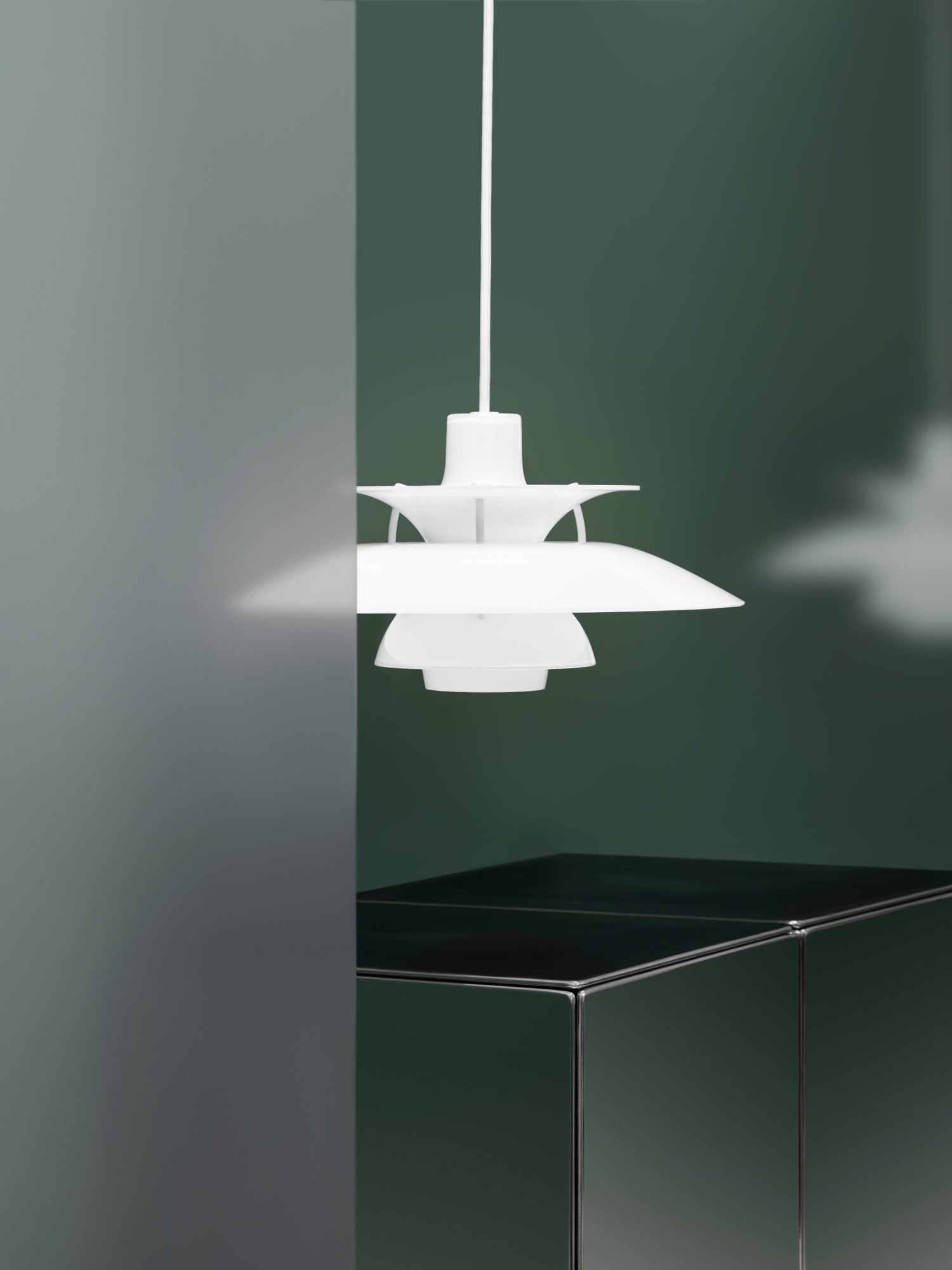 Hanging lamp PH 5 OPAL white
