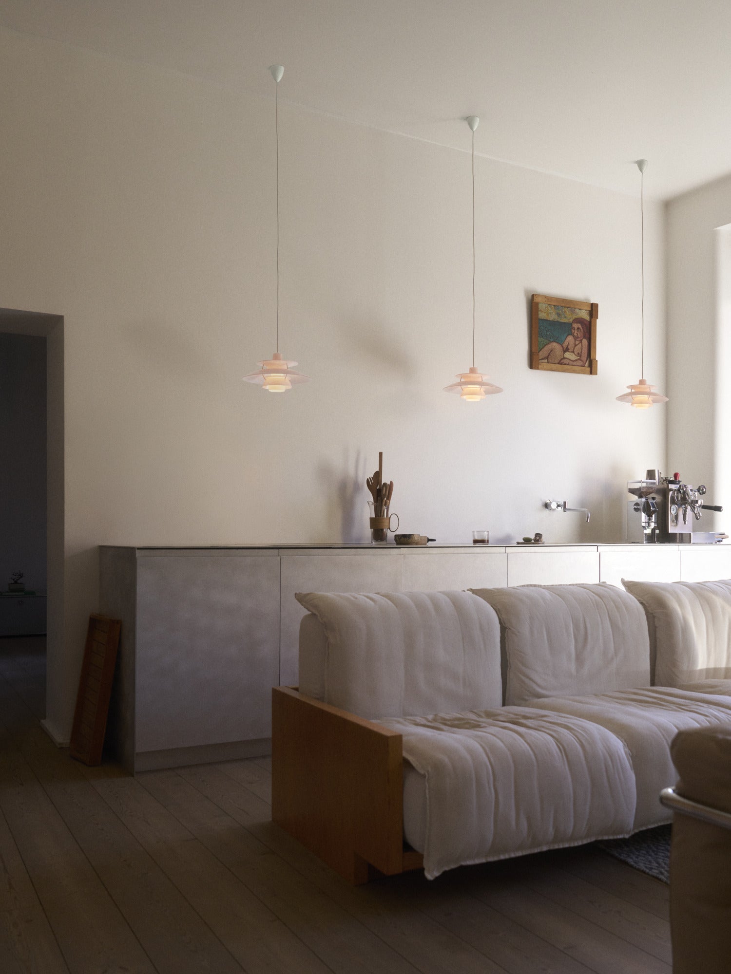Lampa wisząca PH 5 OPAL jasnoróżowy – Louis Poulsen