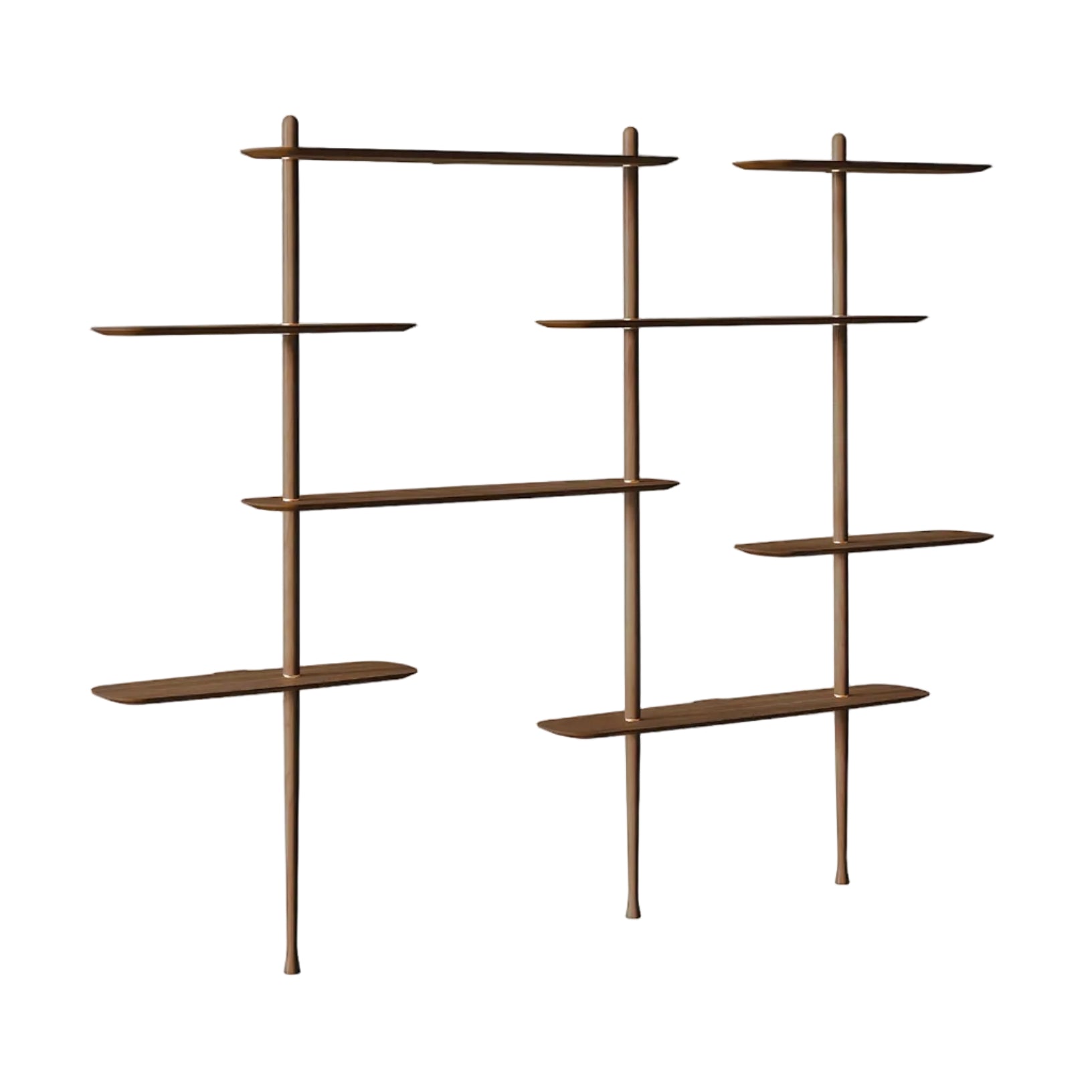 AXIS 3 Wall Shelf in Walnut Veneer
