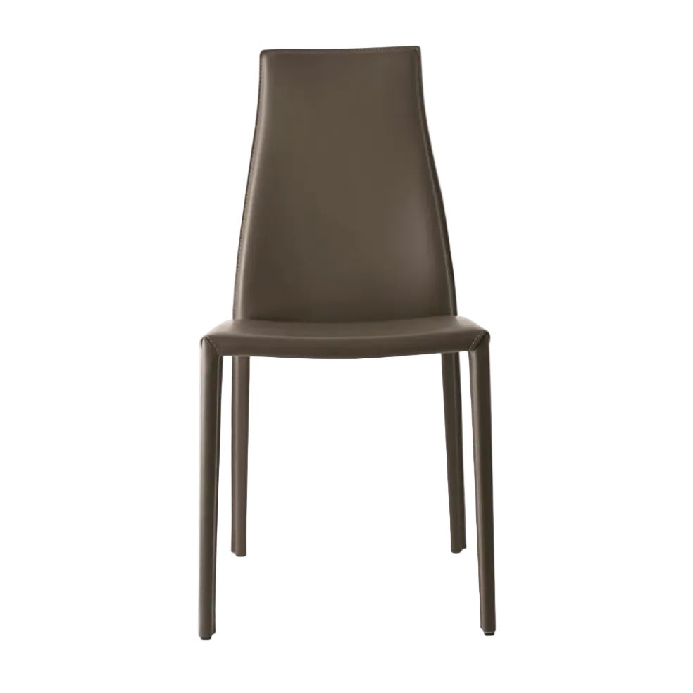 AIDA Chair in Brown Natural Leather