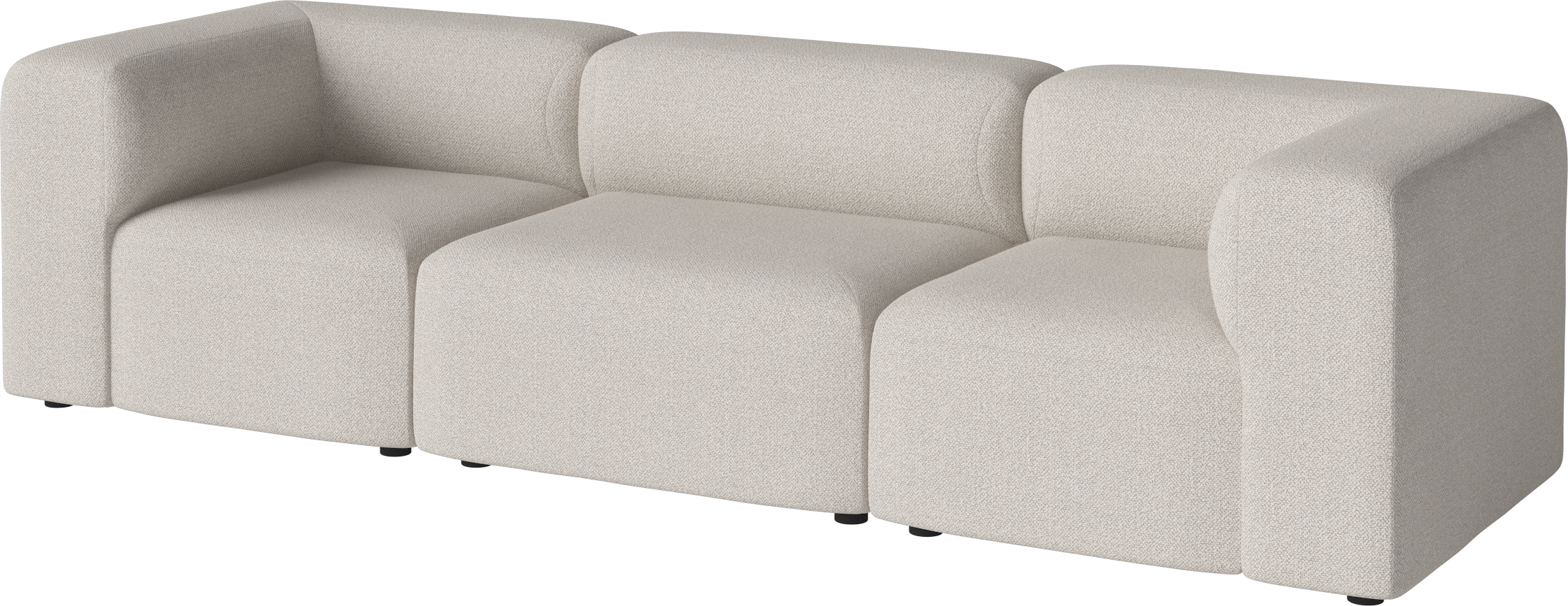 Trojmodulová pohovka ANGLE čalouněná