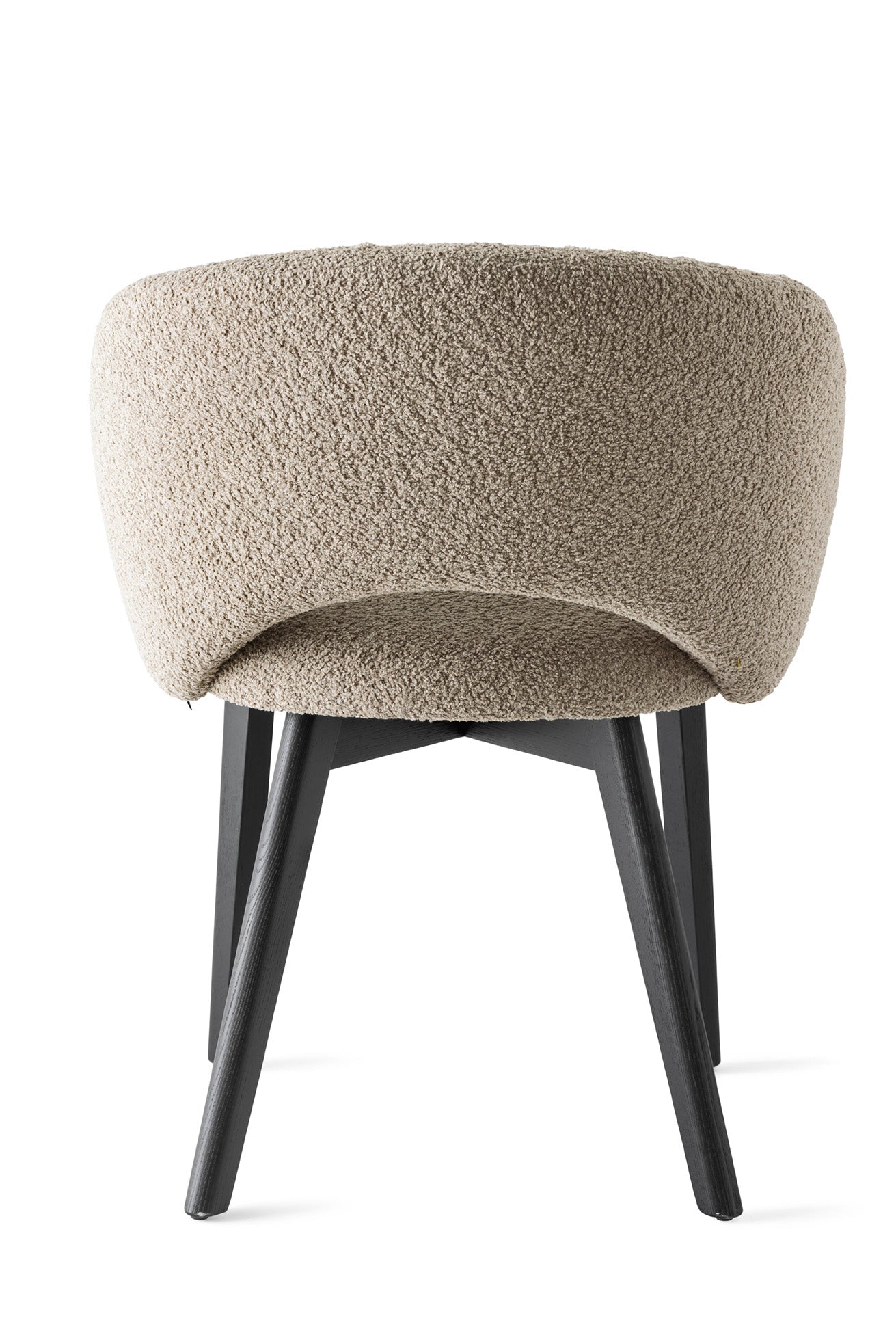 Čalouněné křeslo ANIME s černou dřevěnou základnou