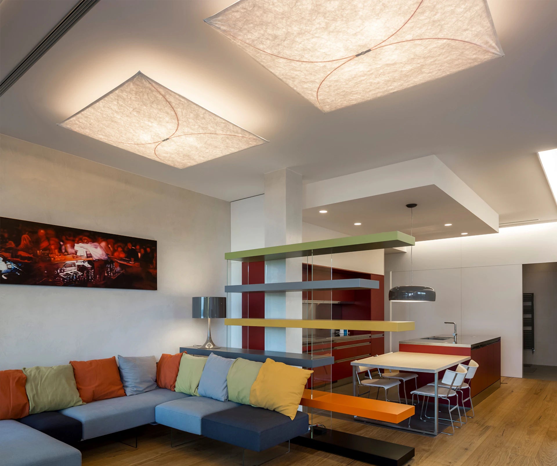 ARIETTE Wall Lamp Fabric and Fiberglass