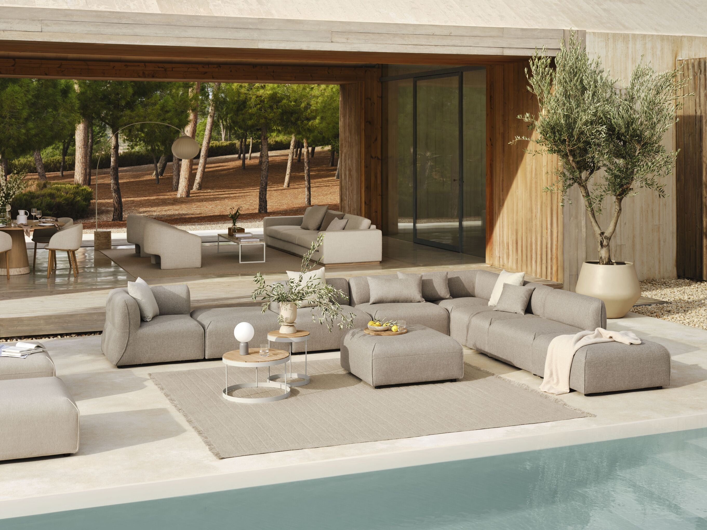 Venkovní koberec SERA pískový