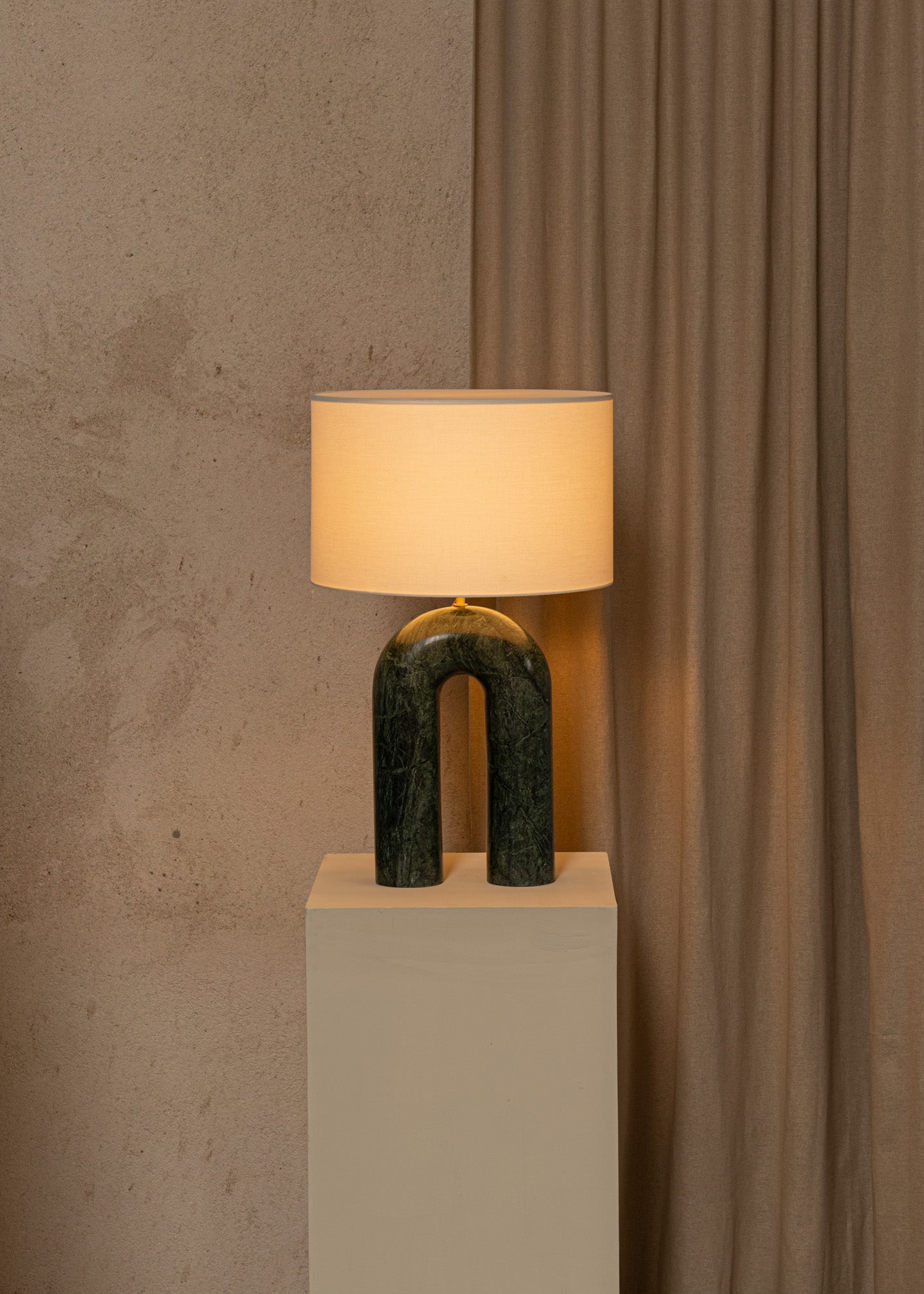 ARKO Table Lamp Green Marble