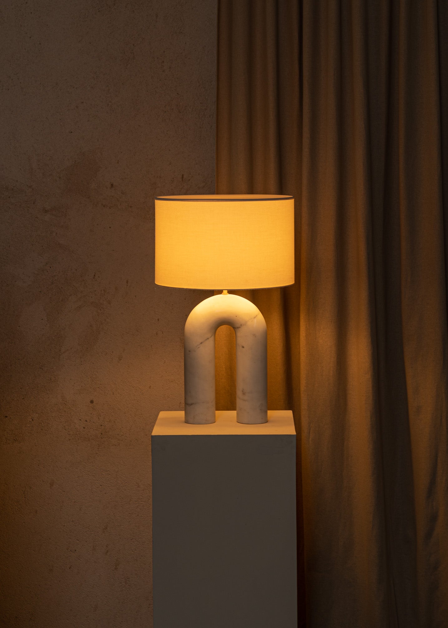 ARKO Table Lamp White Marble