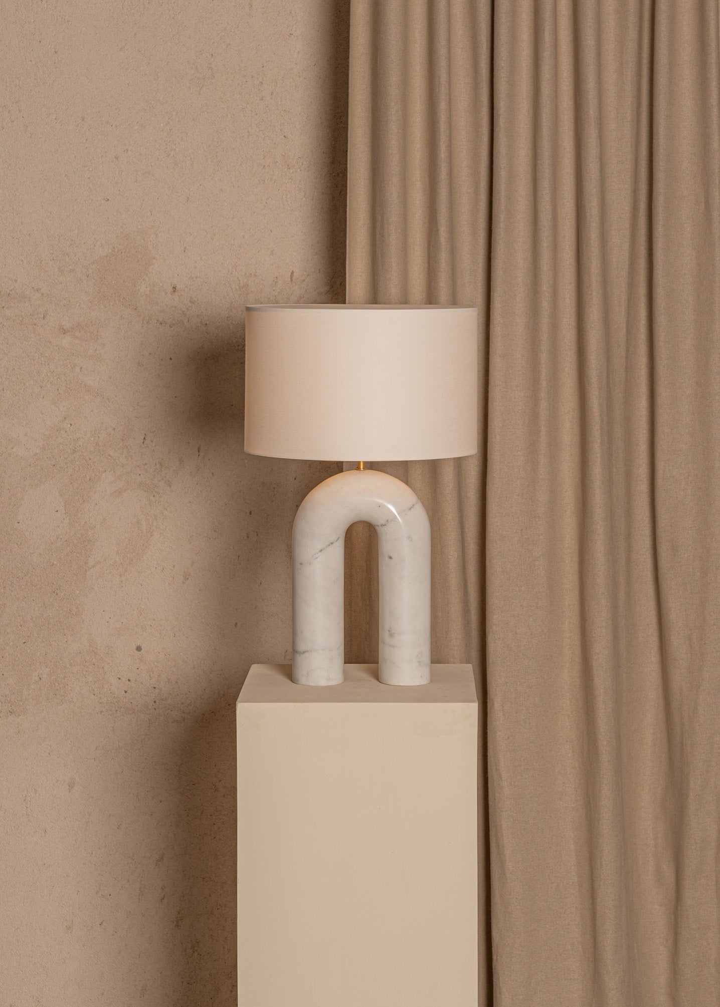 ARKO Table Lamp White Marble