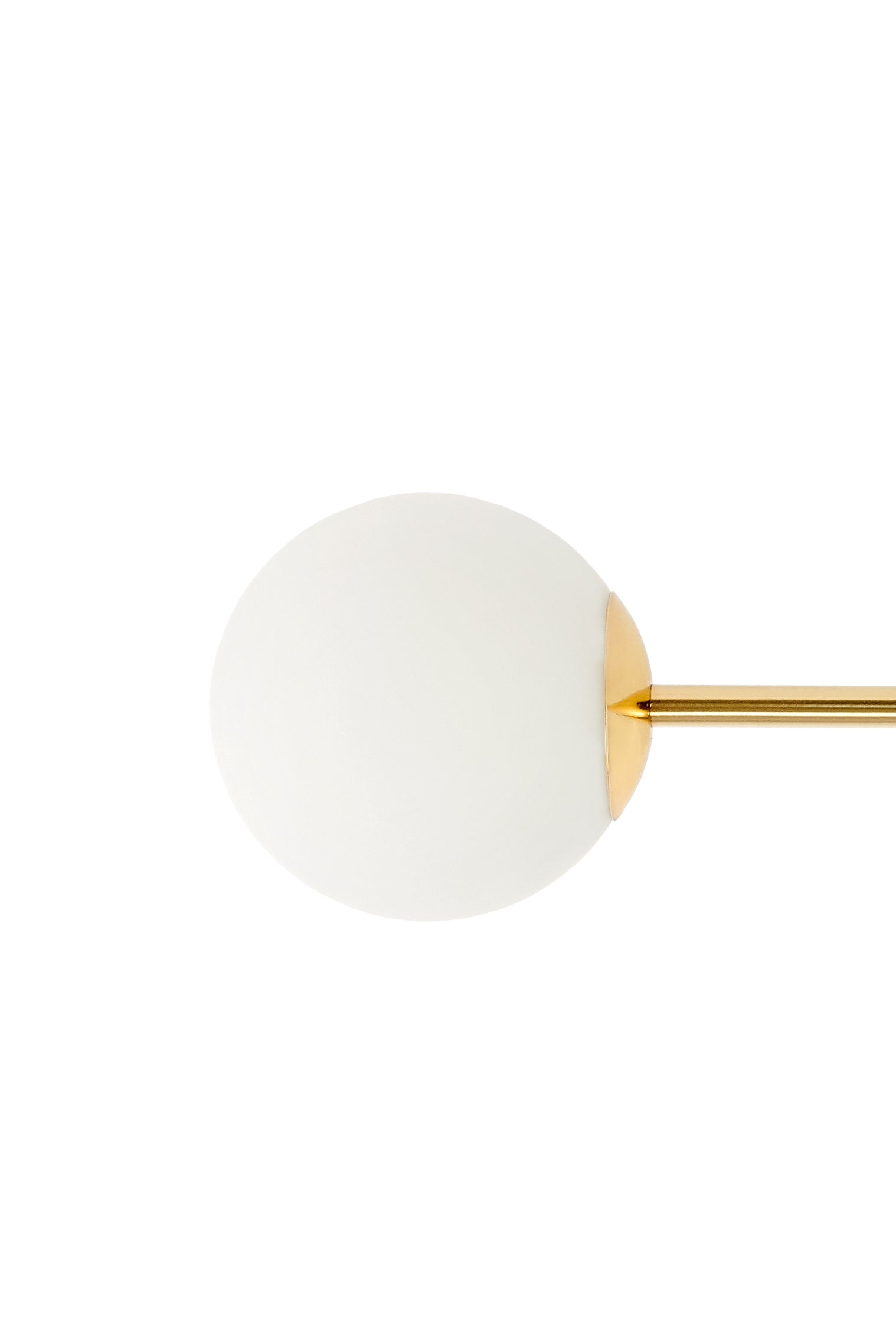 ASTRA ceiling lamp 4 gold with white shade