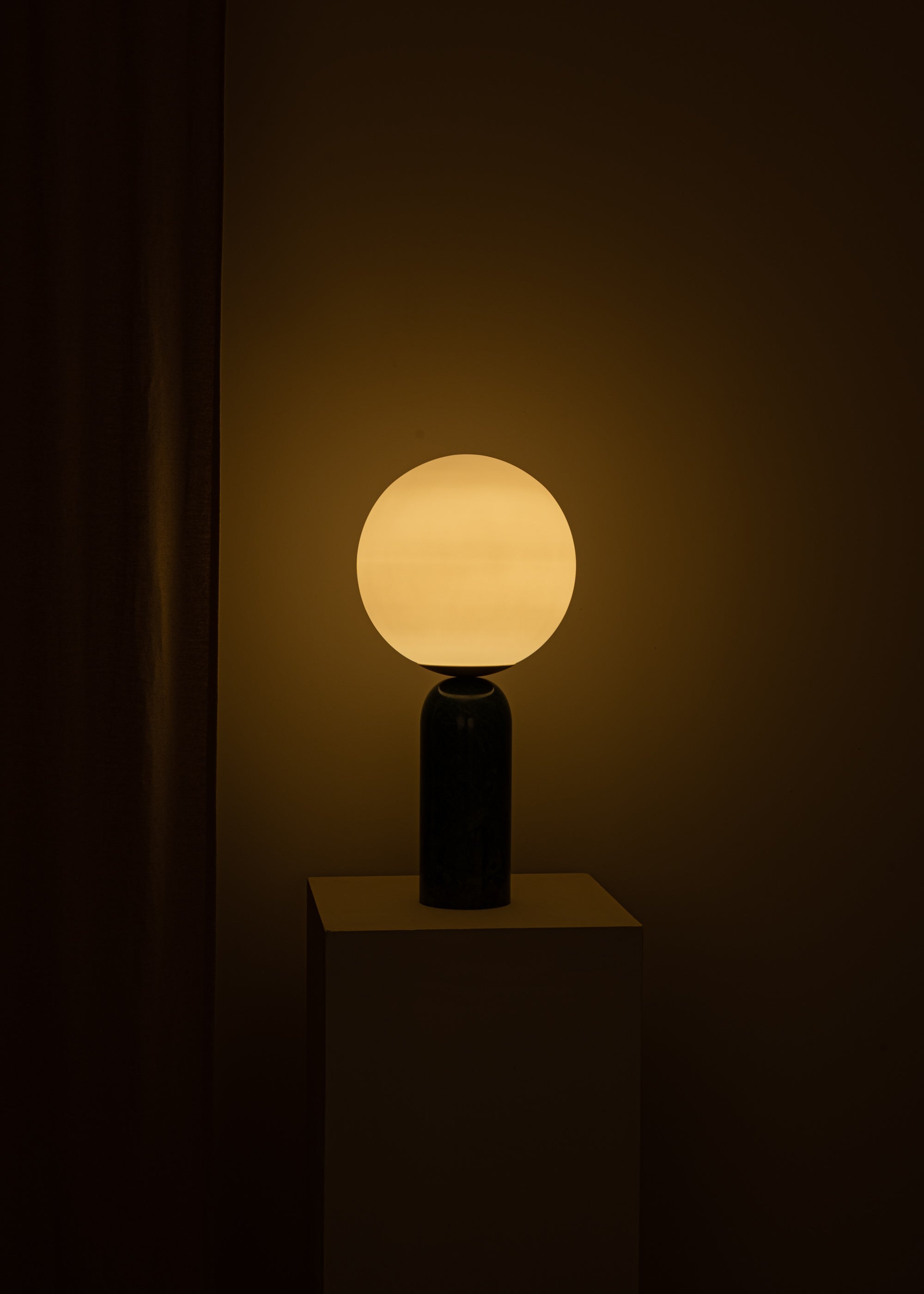 Stolní lampa ATLAS zelený mramor