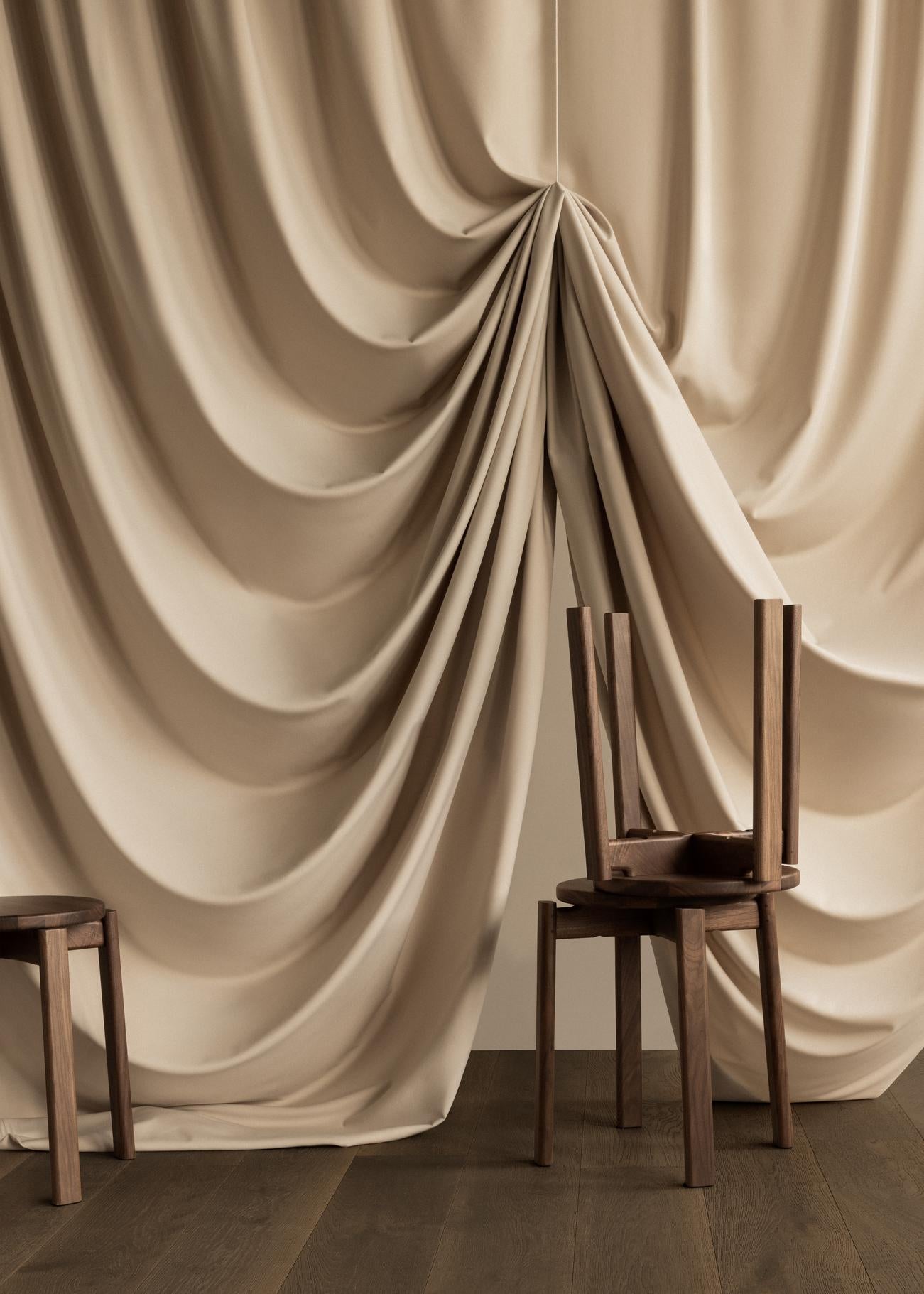 PASSAGE stool oak wood