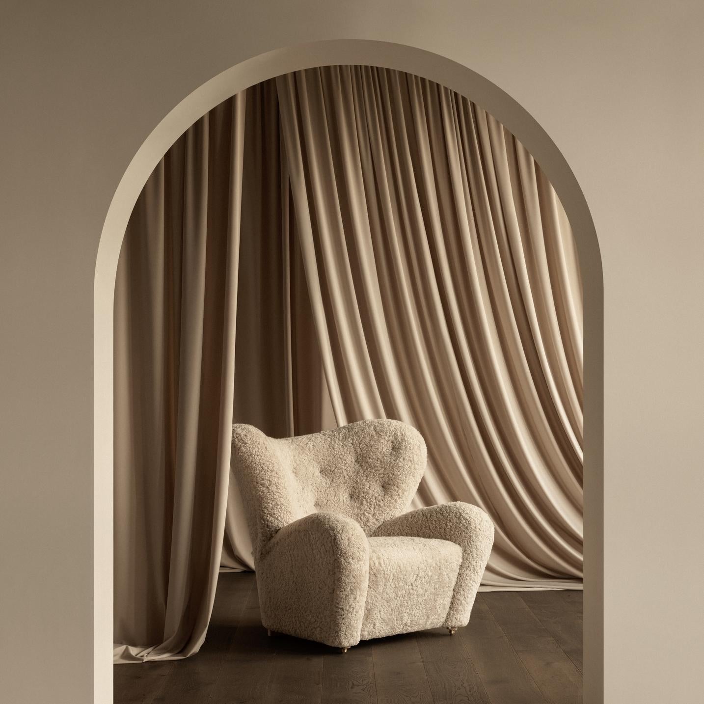 Křeslo UNAVENÝ MUŽ béžové