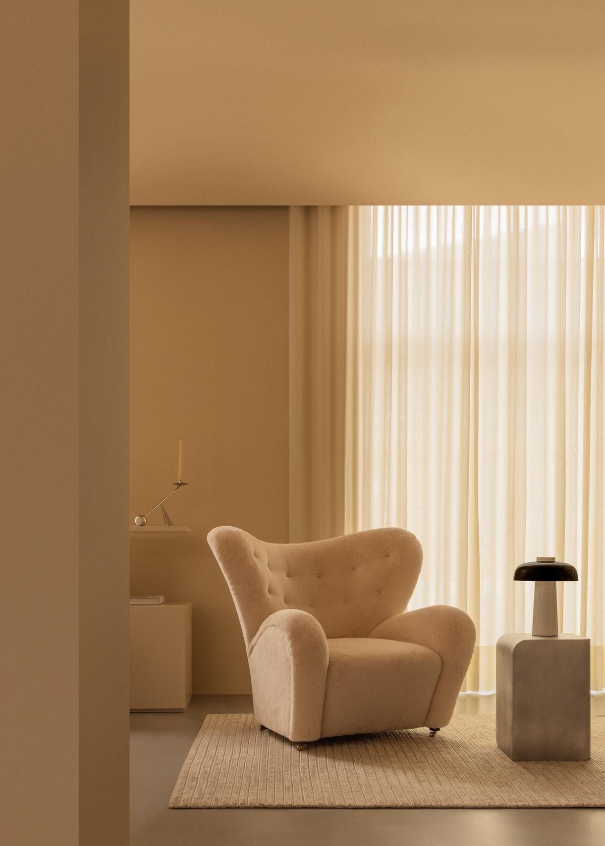 Křeslo UNAVENÝ MUŽ béžové