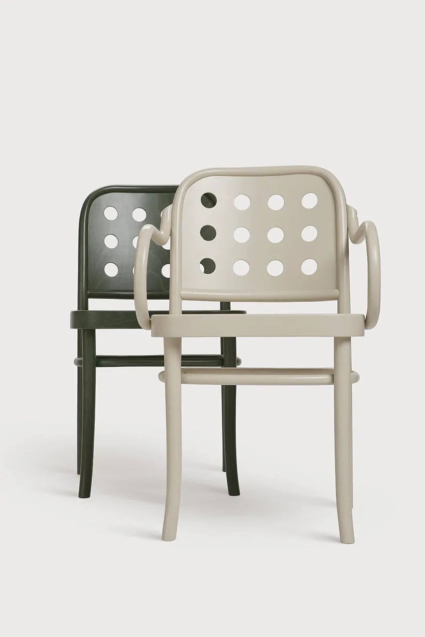 Chair with armrests Classic B-6010 beech wood