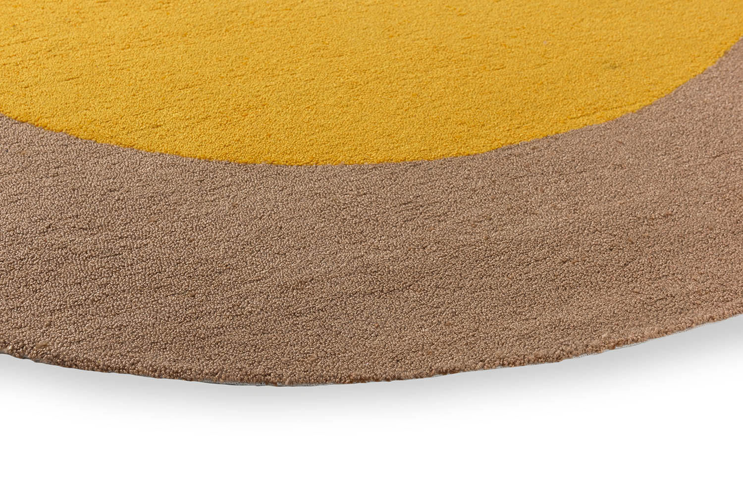 Venkovní koberec FESTIVAL KRUHOVÝ žlutý