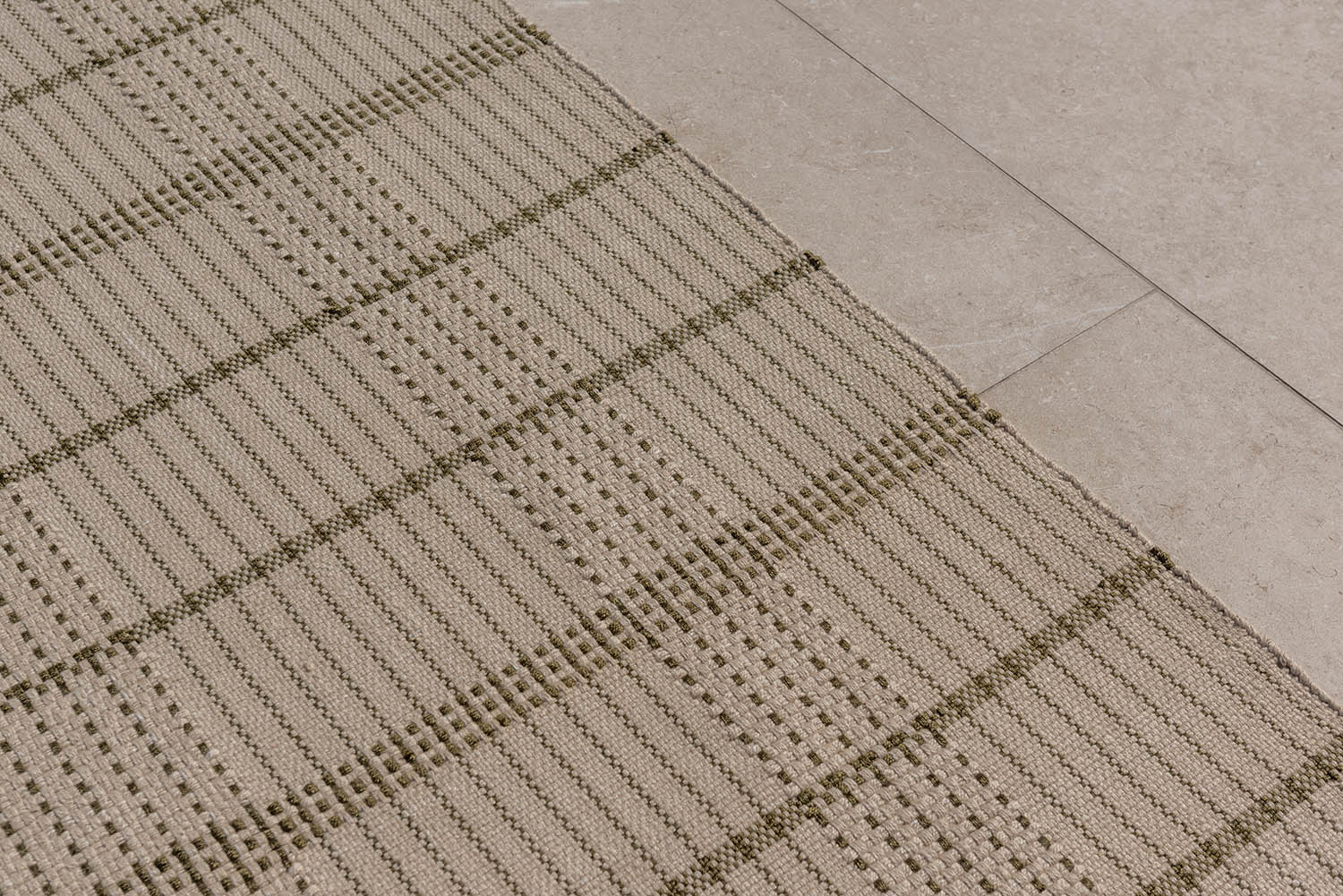 Venkovní koberec ZONA STITCH béžovo-hnědý