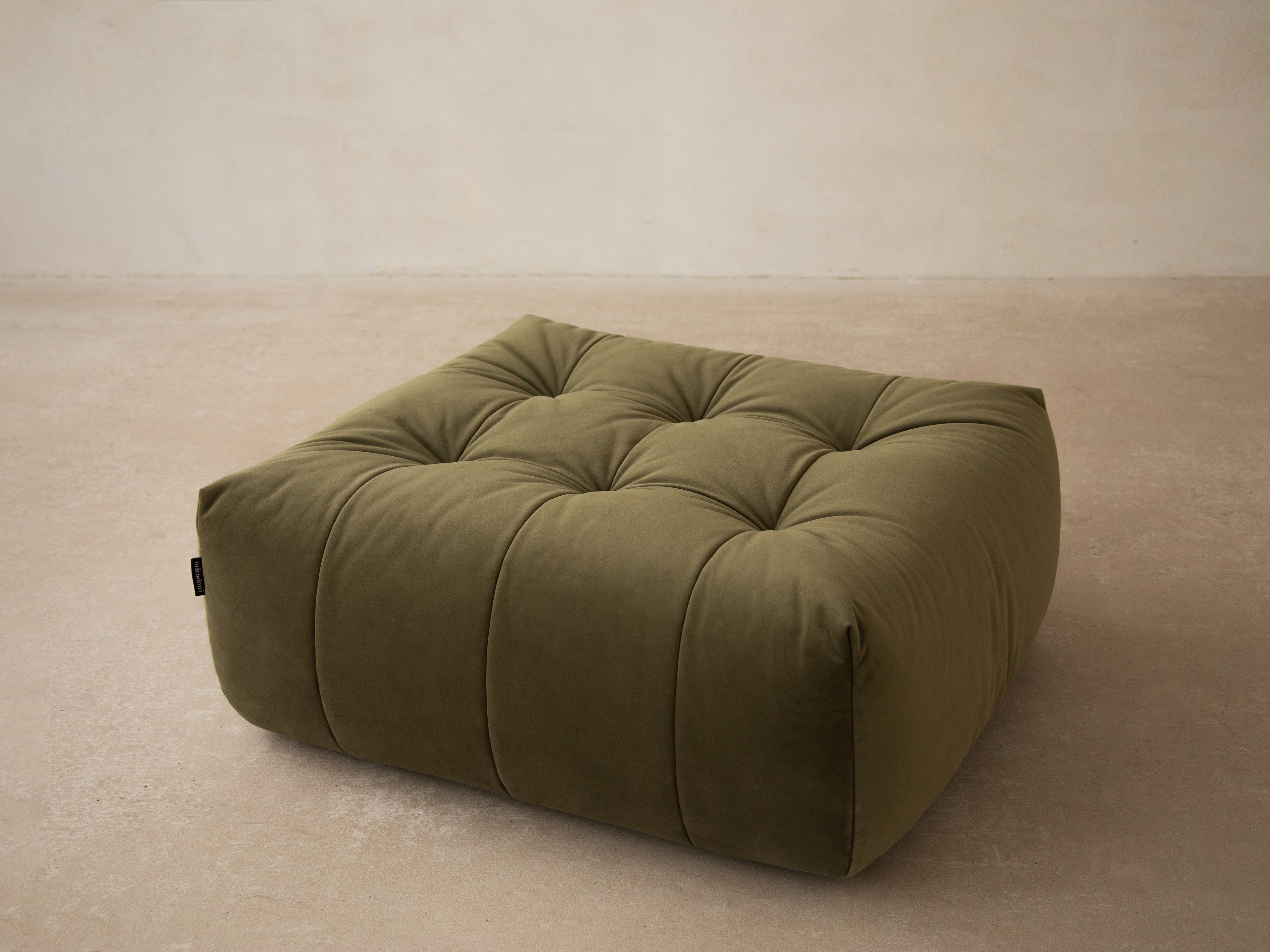 Puf BLOOM zelený šenil