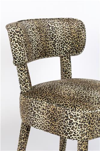 Claw out leopard chair