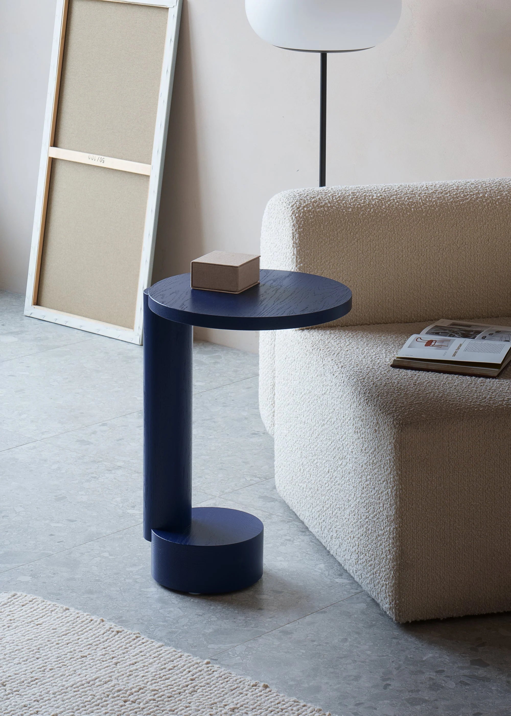 BOLD cobalt side table