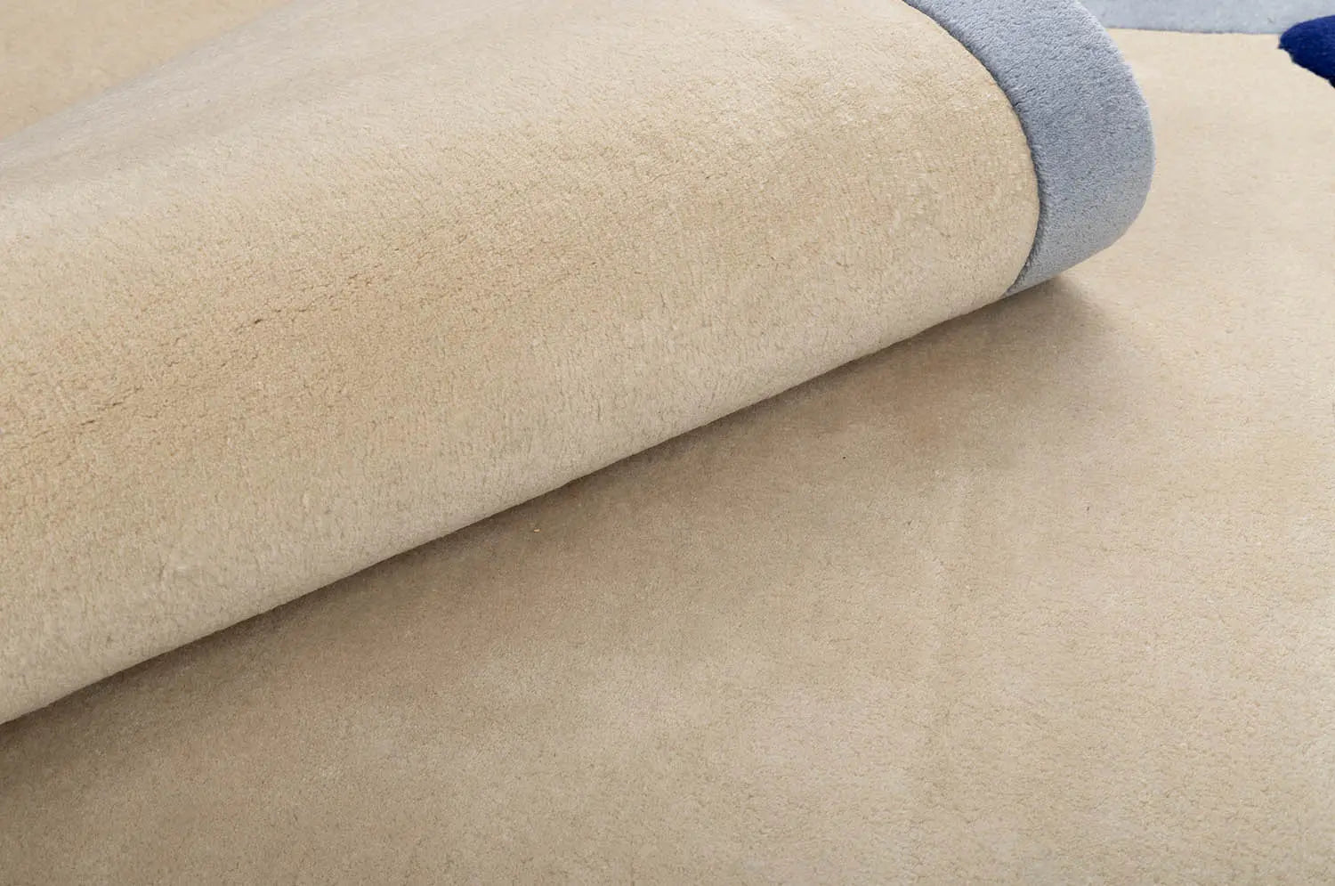 BERLIN Beige Rug with Blue and Green
