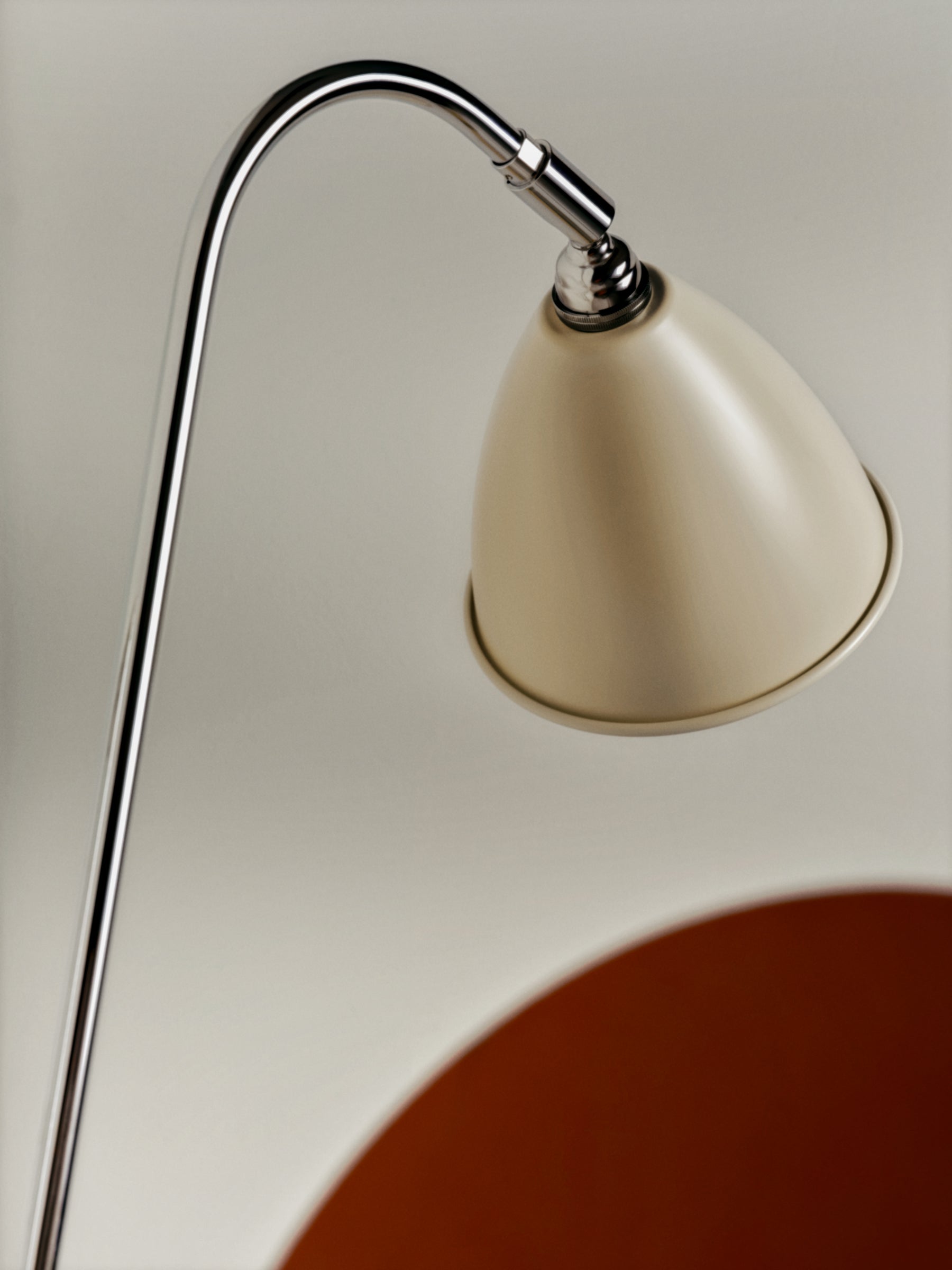 BESTLITE BL5 Wall Lamp in Brass with Cream Shade