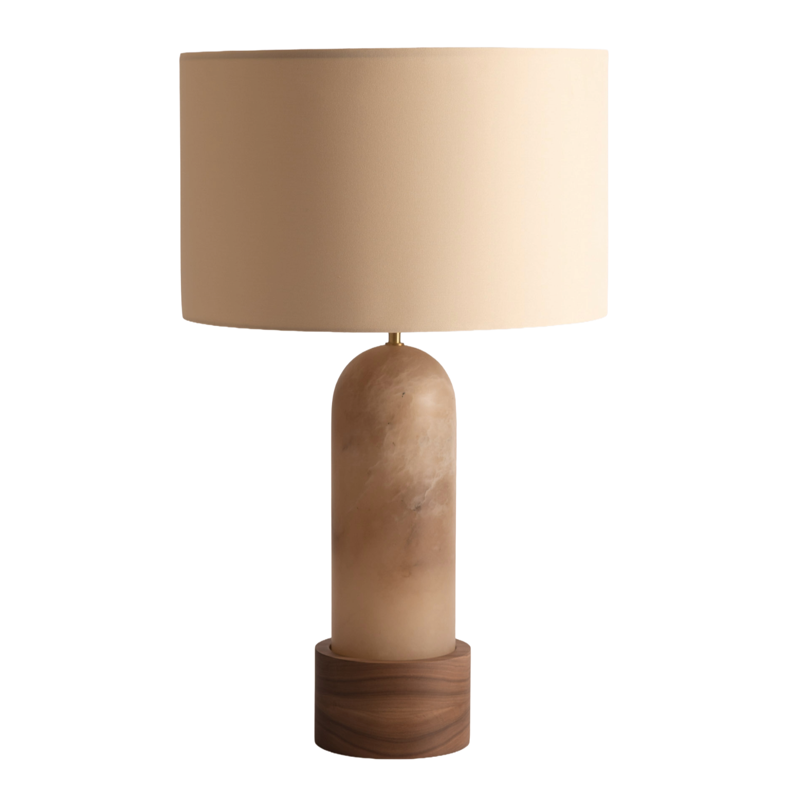 PURA KELO Table Lamp Dark Beige Alabaster