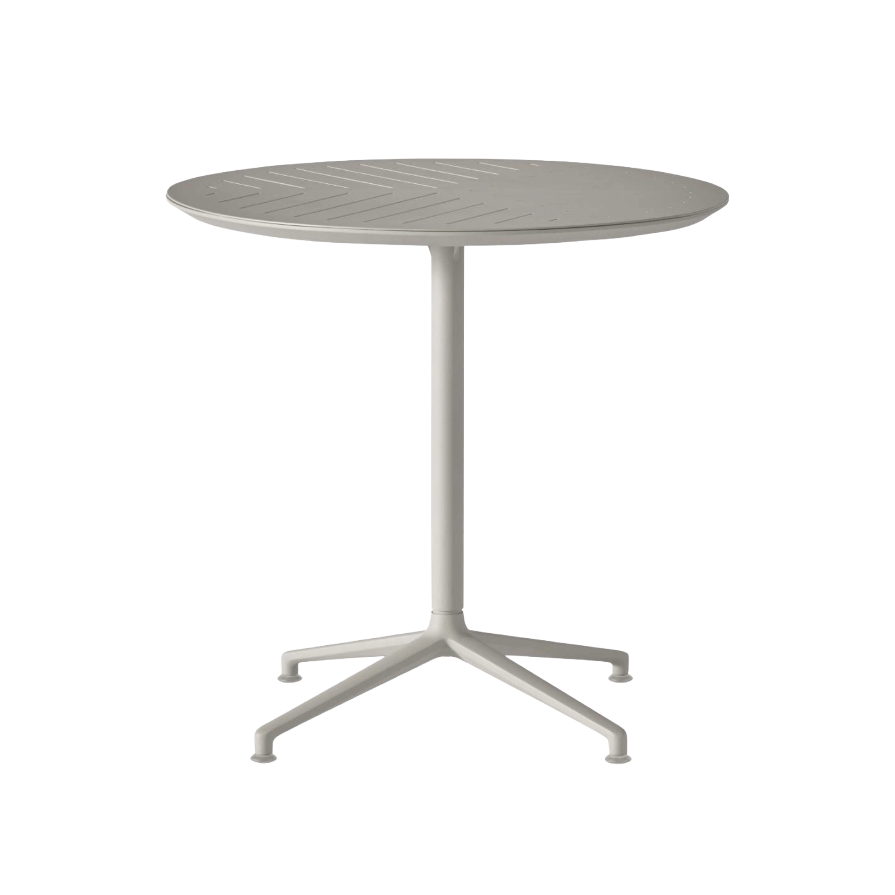Stolik kawowy zewnętrzny 717 aluminiowy jasnoszary – Vipp