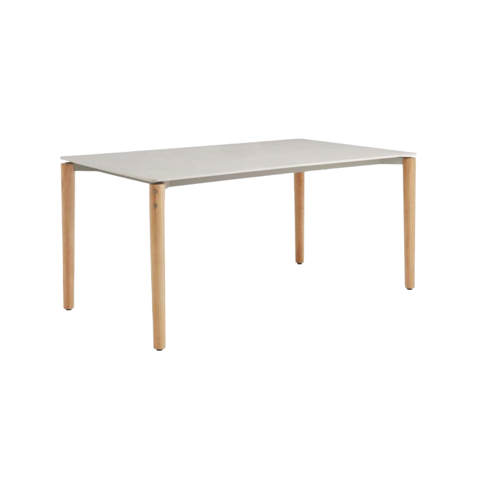 Stół zewnętrzny 718 ceramiczny blat z drewnianą podstawą – Vipp