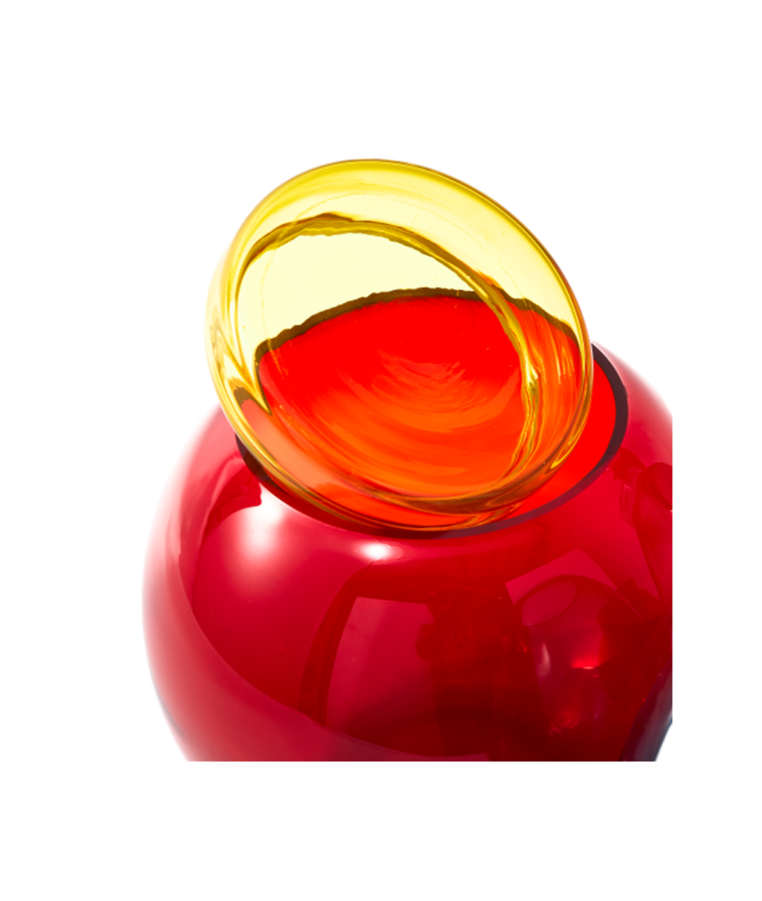 Sada sklenic BLOATED CAPS A JÁMY barevné sklo