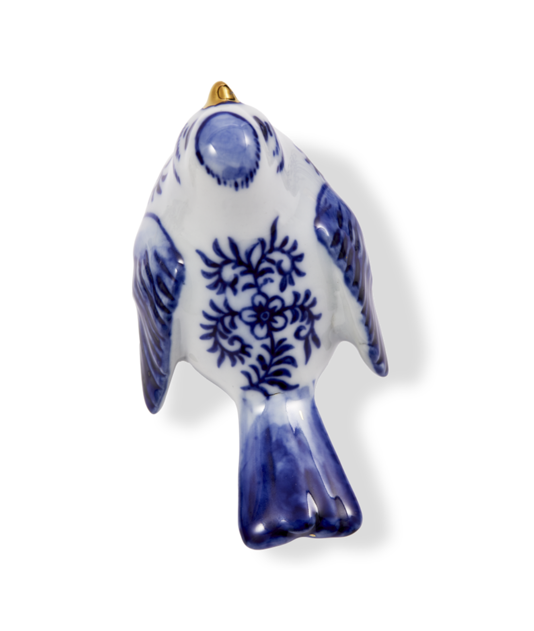 BLUE BIRD FAMILY figurine set porcelain