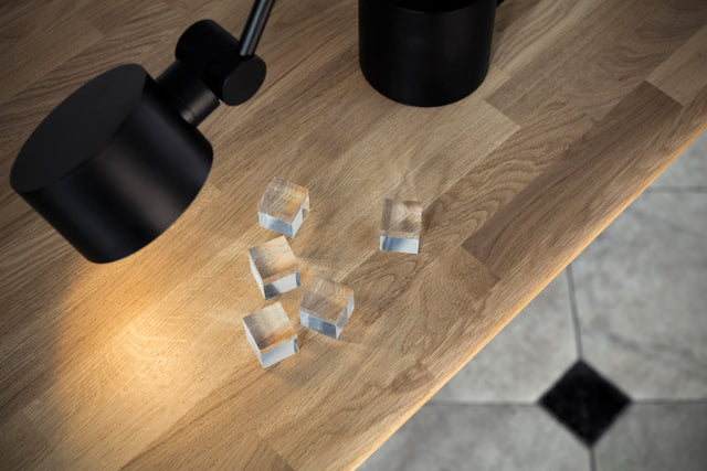 Psací stůl SLAB z dubového dřeva