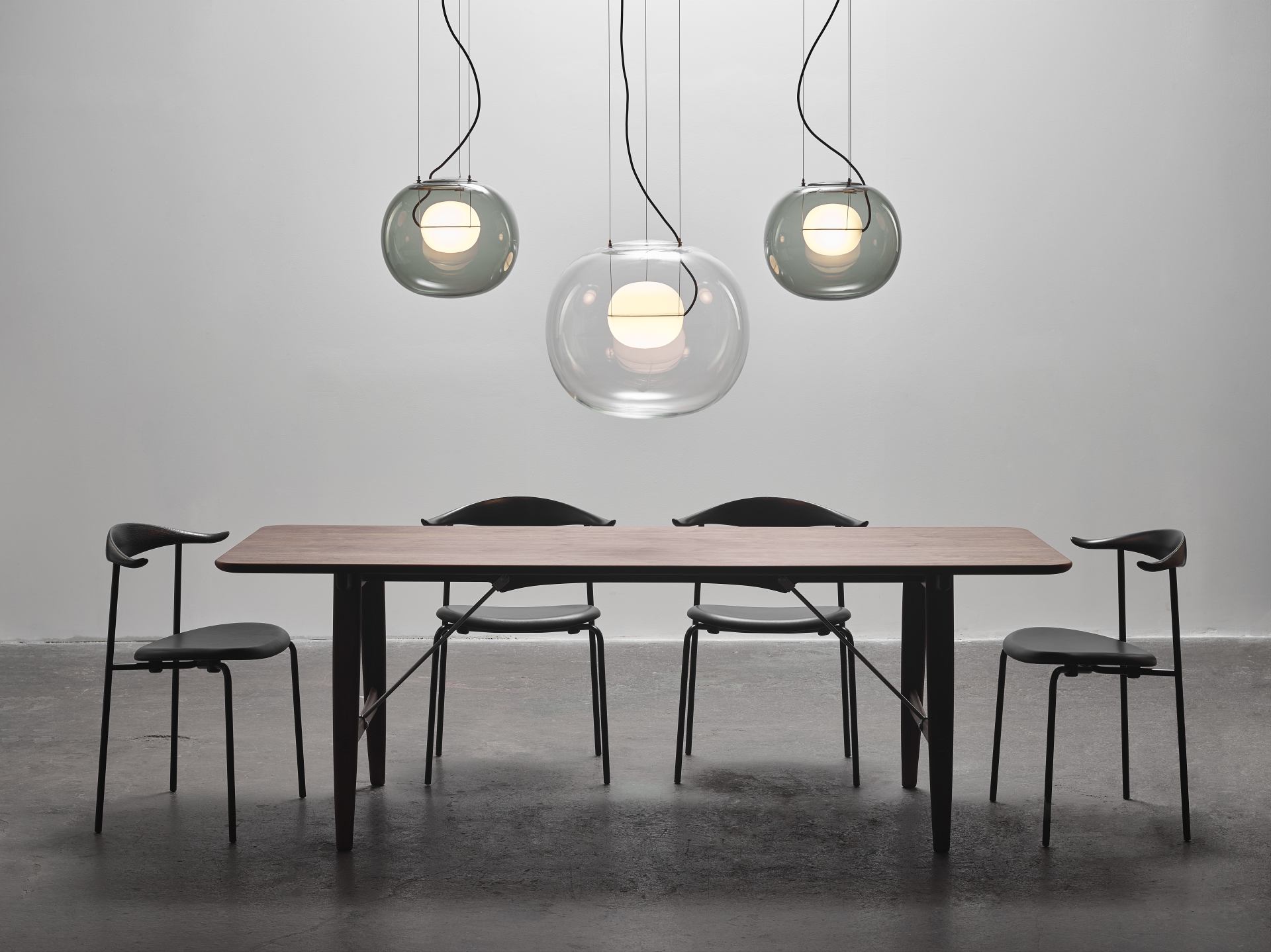 Big one inflatable glass hanging lamp