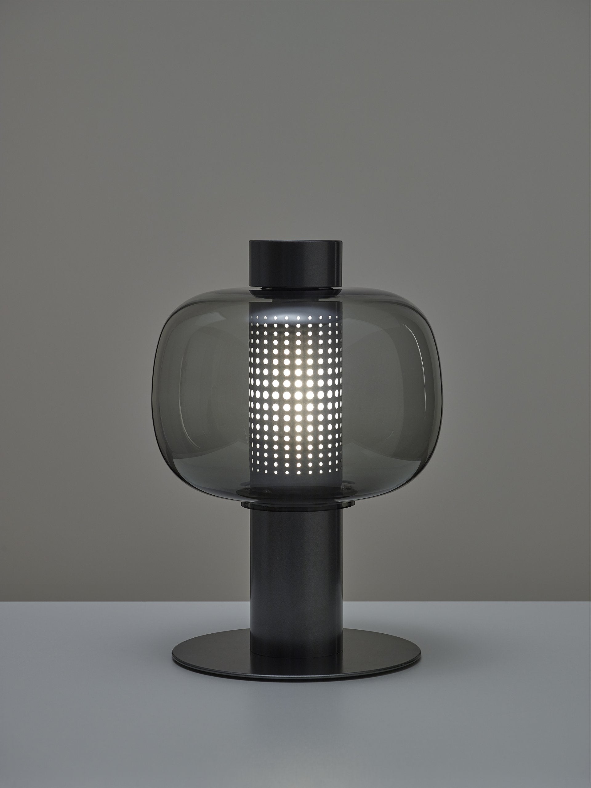 Venkovní stojací lampa BONBORI z foukaného skla