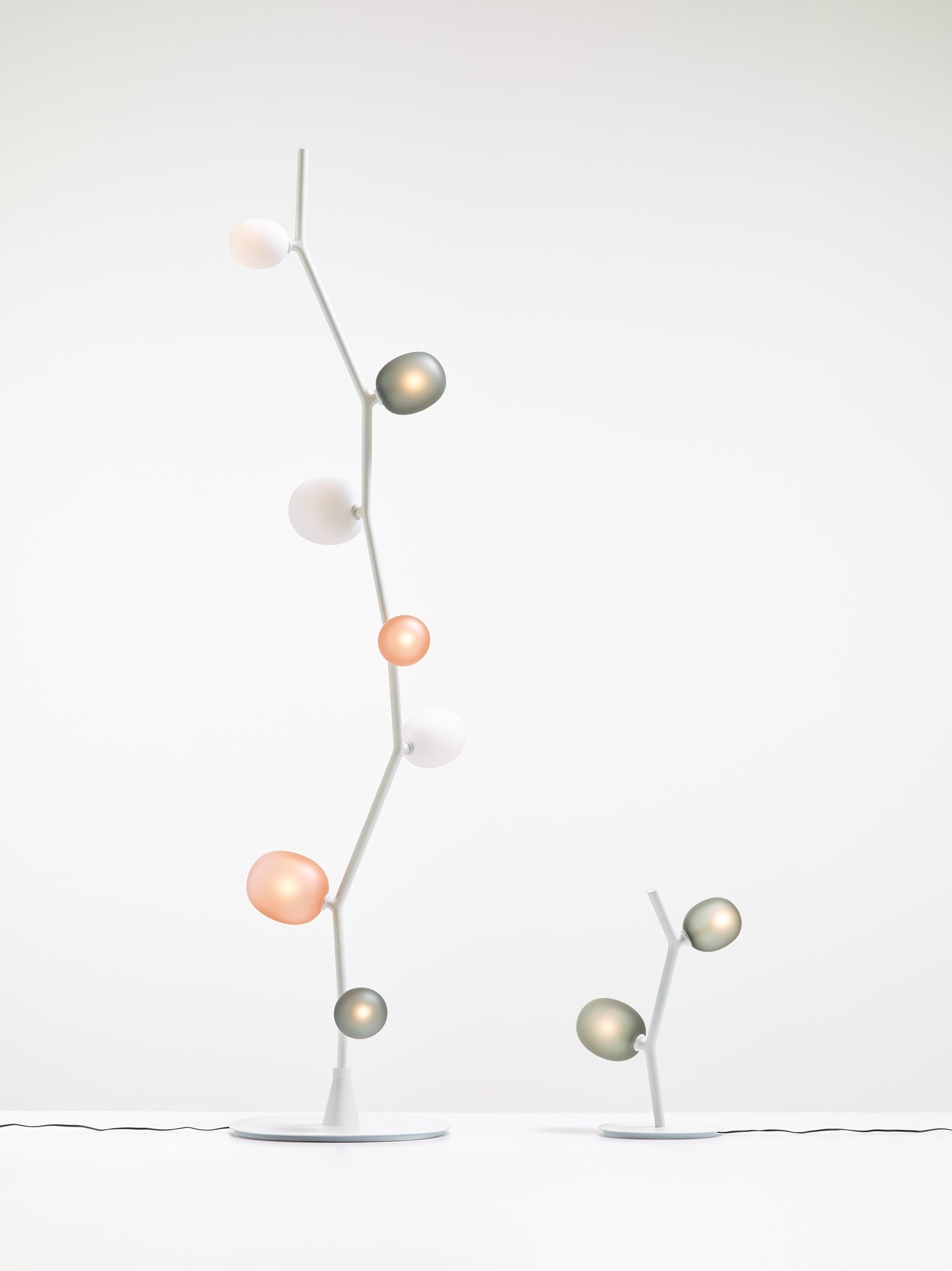 Stolní lampa IVY matné sklo