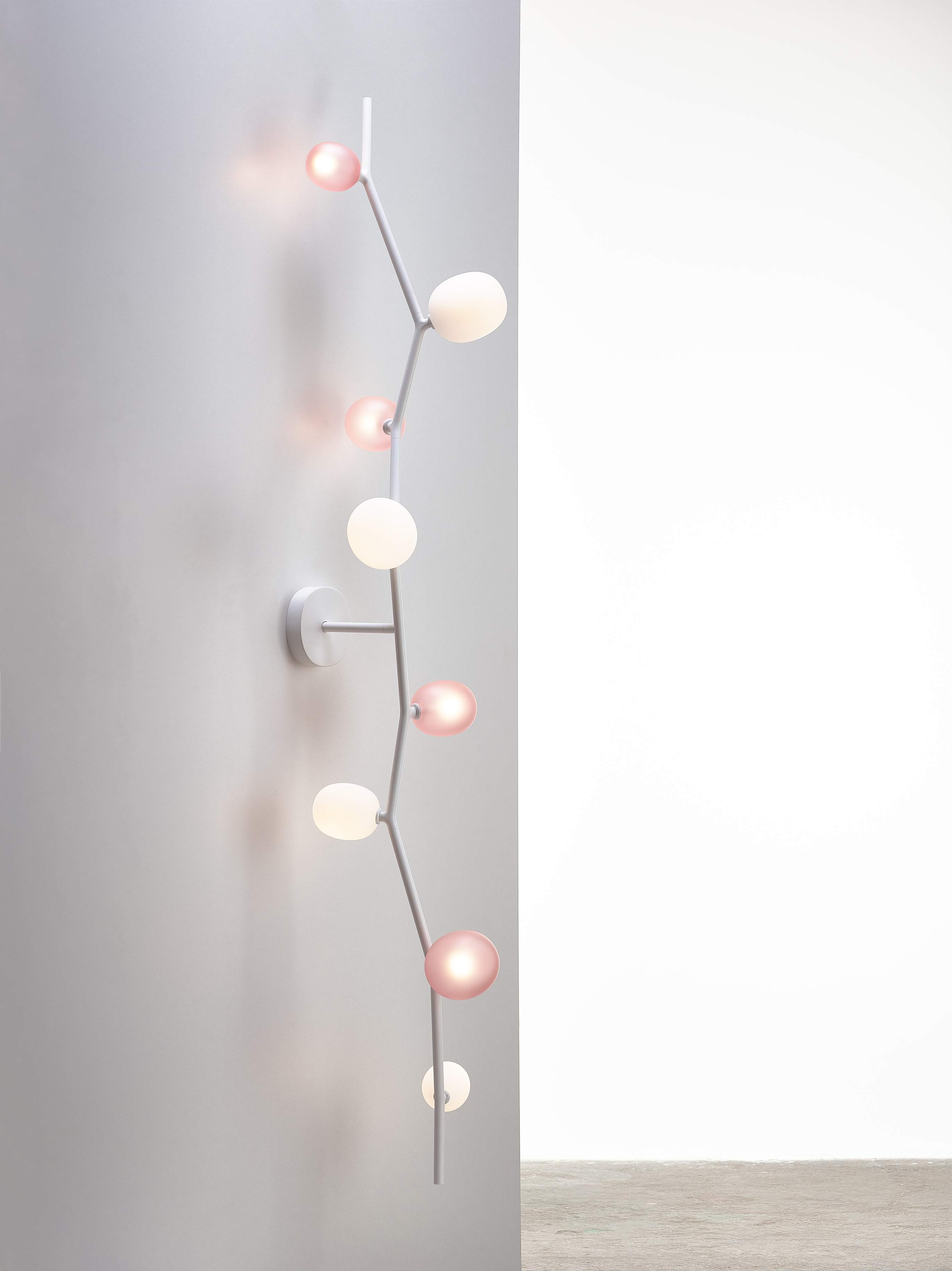 Nástěnná lampa IVY matné sklo