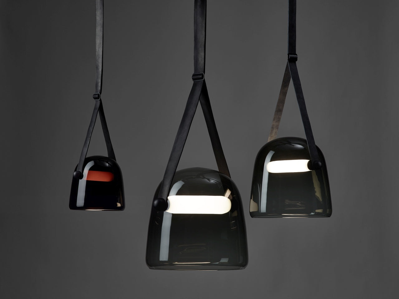 Hanging lamp Mona black headliner