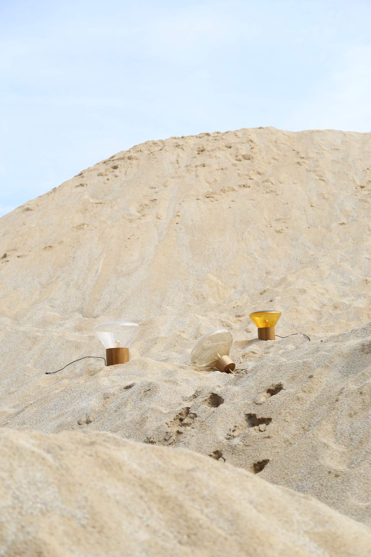 Lampa MUFFINS skleněná foukaná