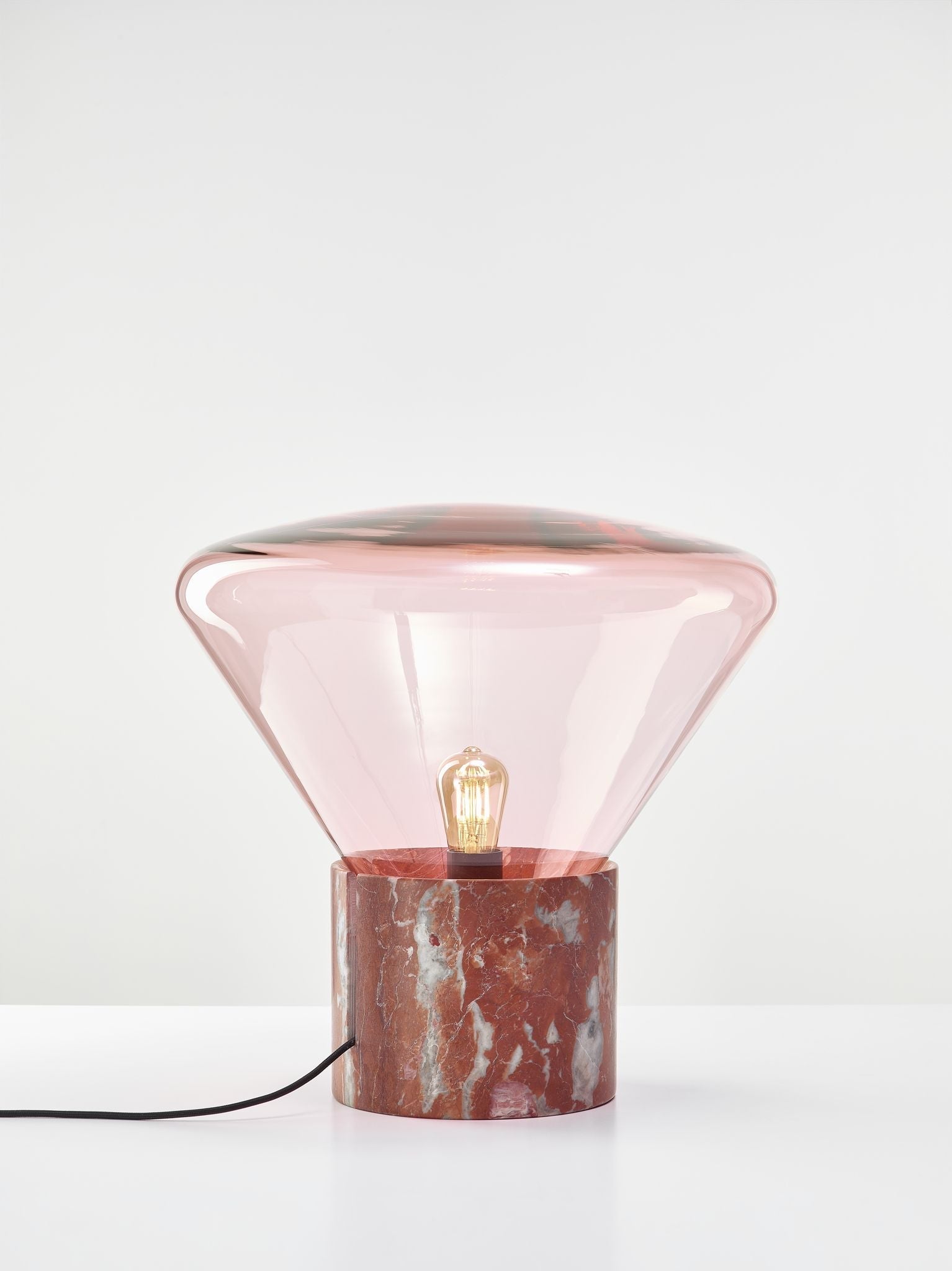 Lampa MUFFINS skleněná foukaná