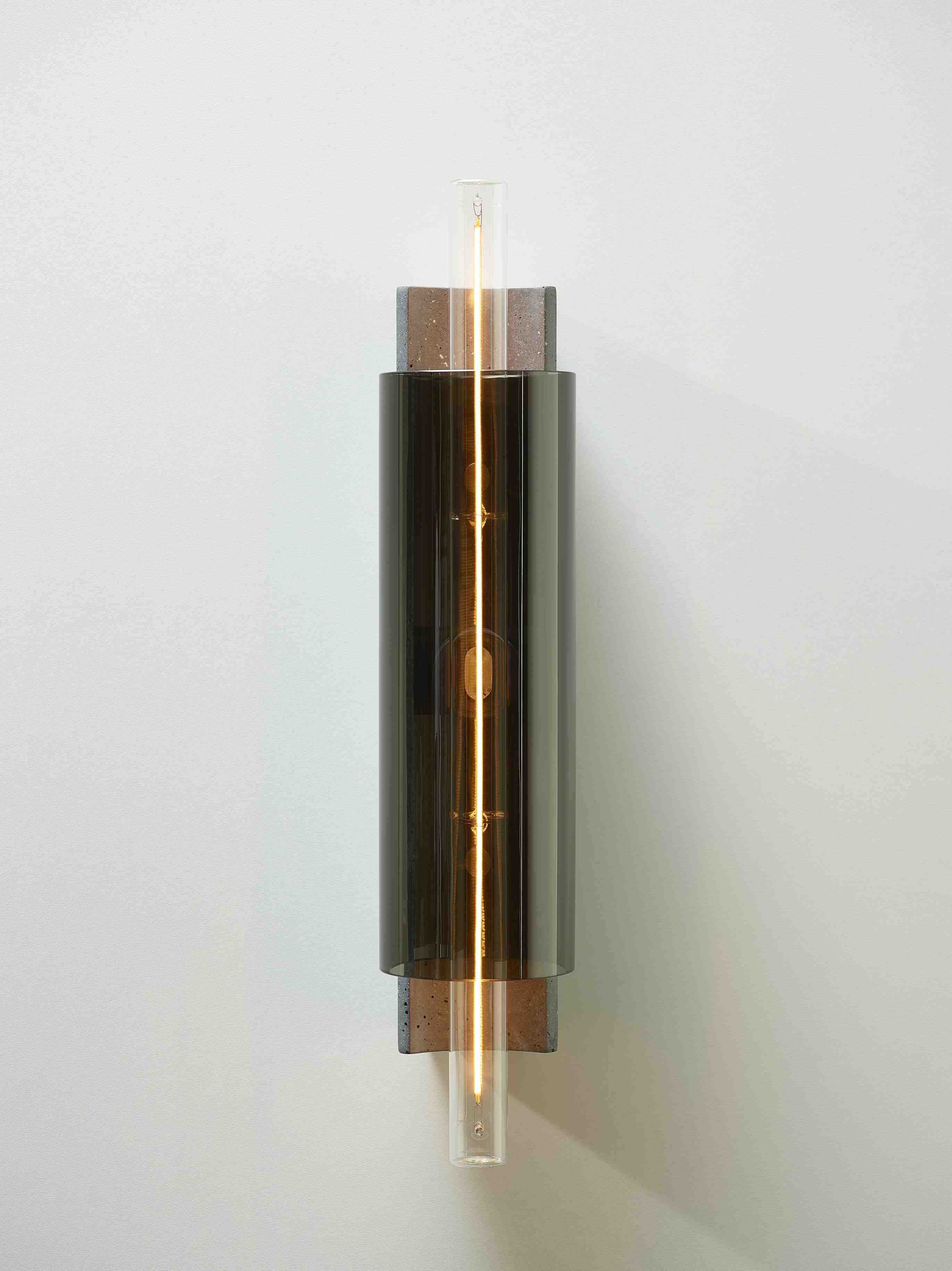 Nástěnná lampa OVERLAY beton