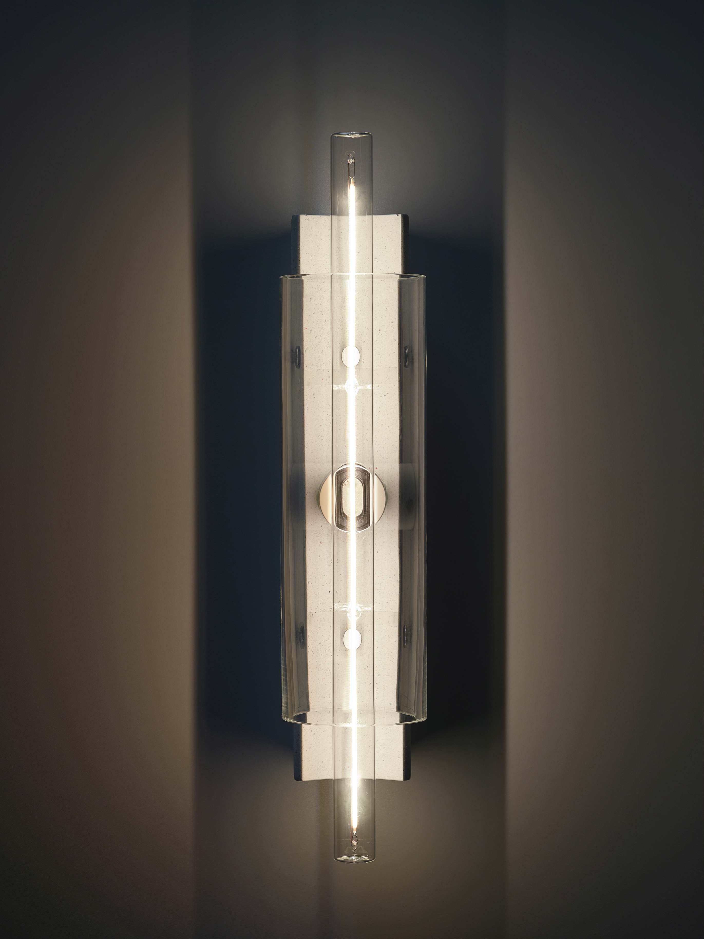 Nástěnná lampa OVERLAY beton