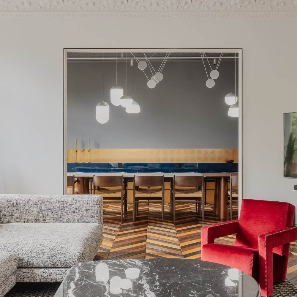 Závěsné svítidlo PLANETS matné sklo