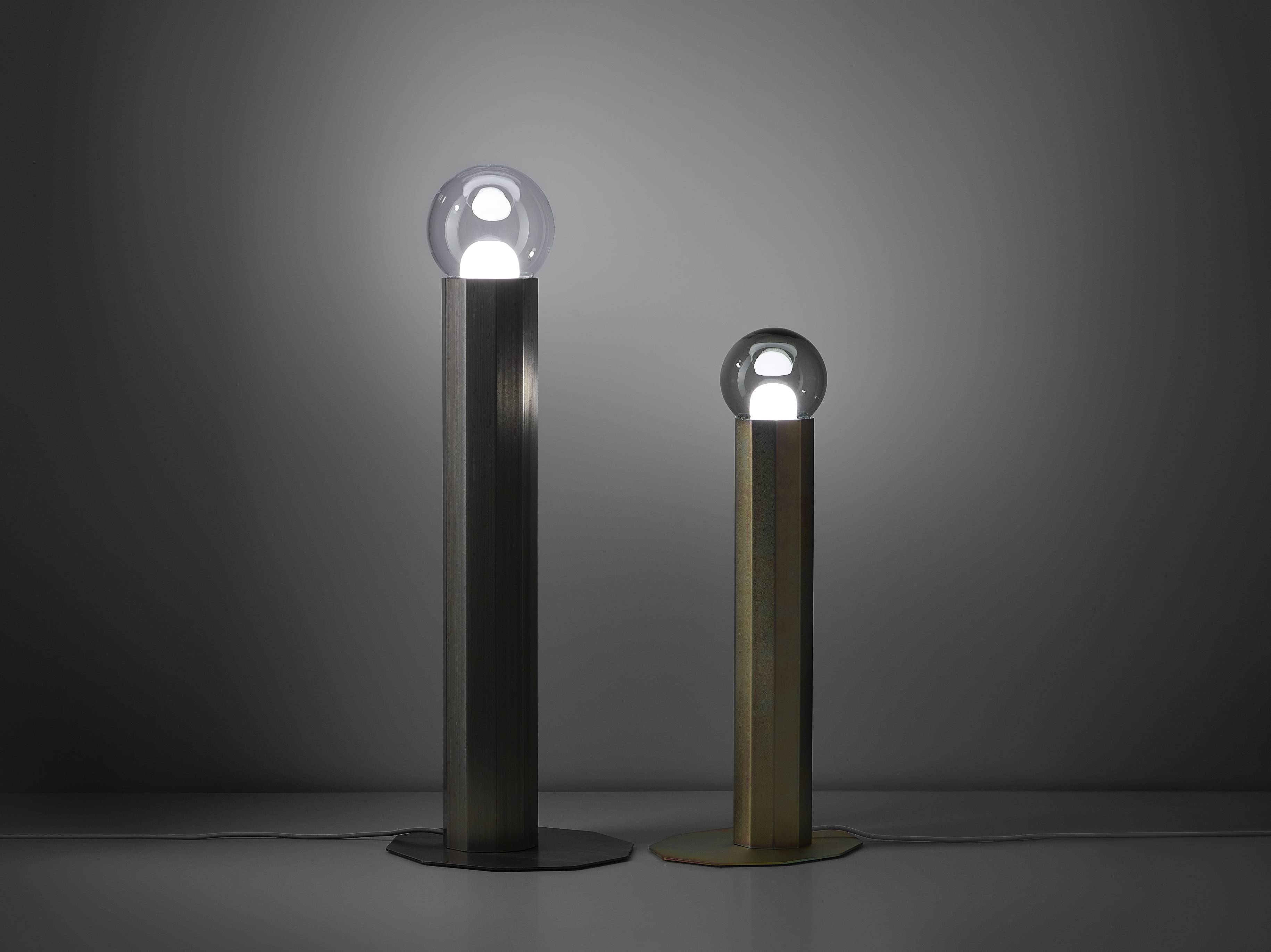 Stojací lampa PRISMA kovový rám