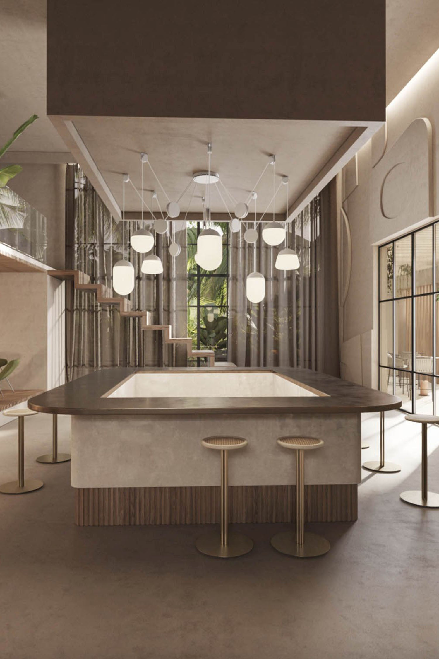 Závěsné svítidlo PLANETS matné sklo