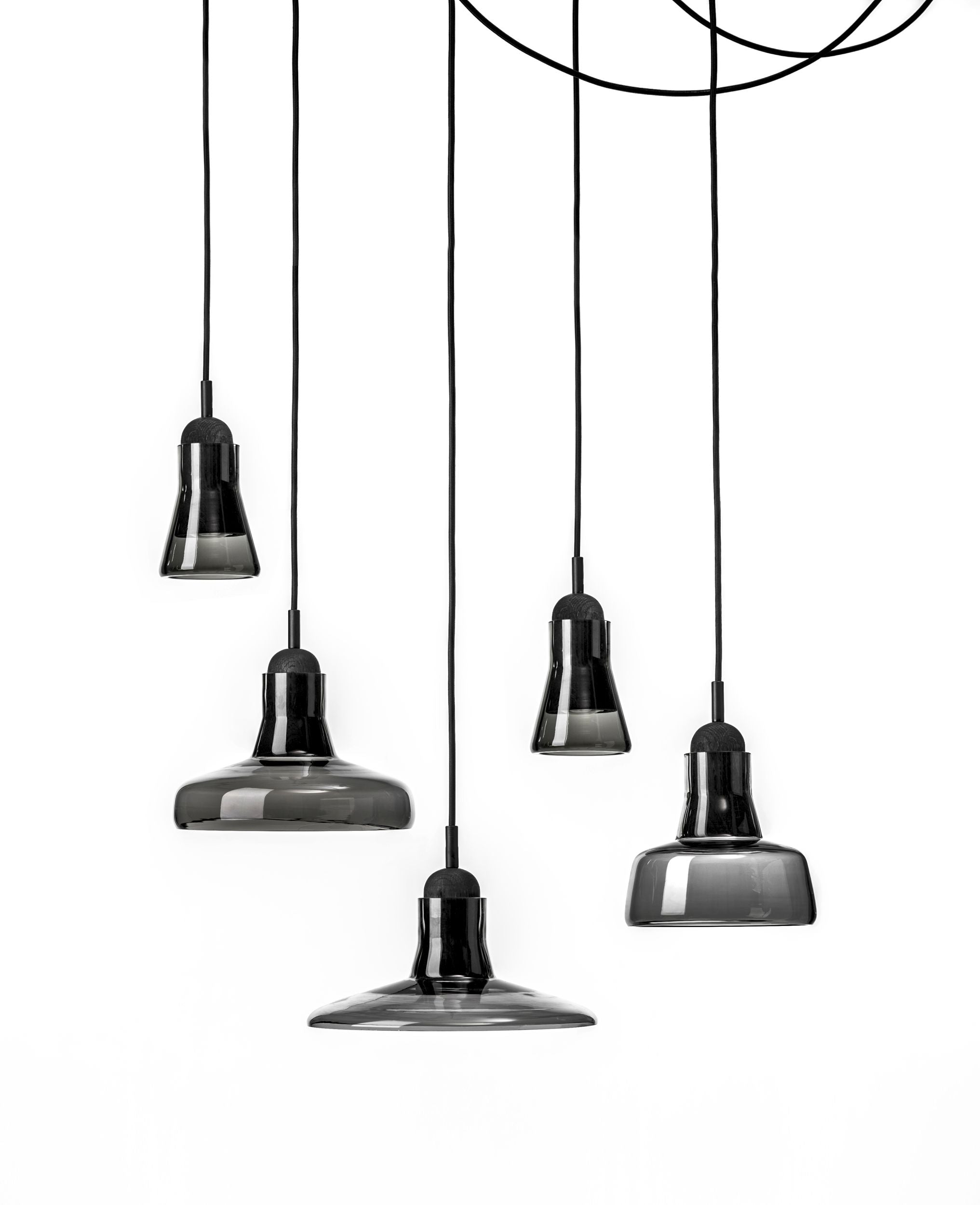 Závěsné svítidlo SHADOWS - SET FREE lesklé sklo