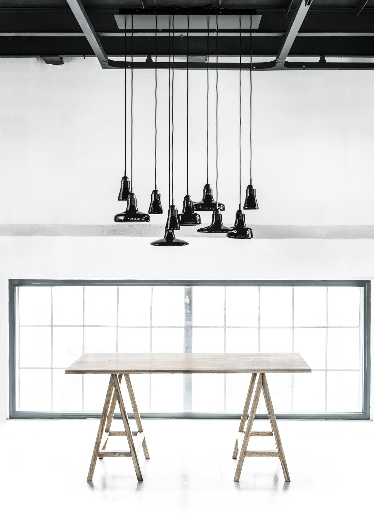 Závěsné svítidlo SHADOWS - SET OBDELNÍKOVÉ VELKÉ lesklé sklo