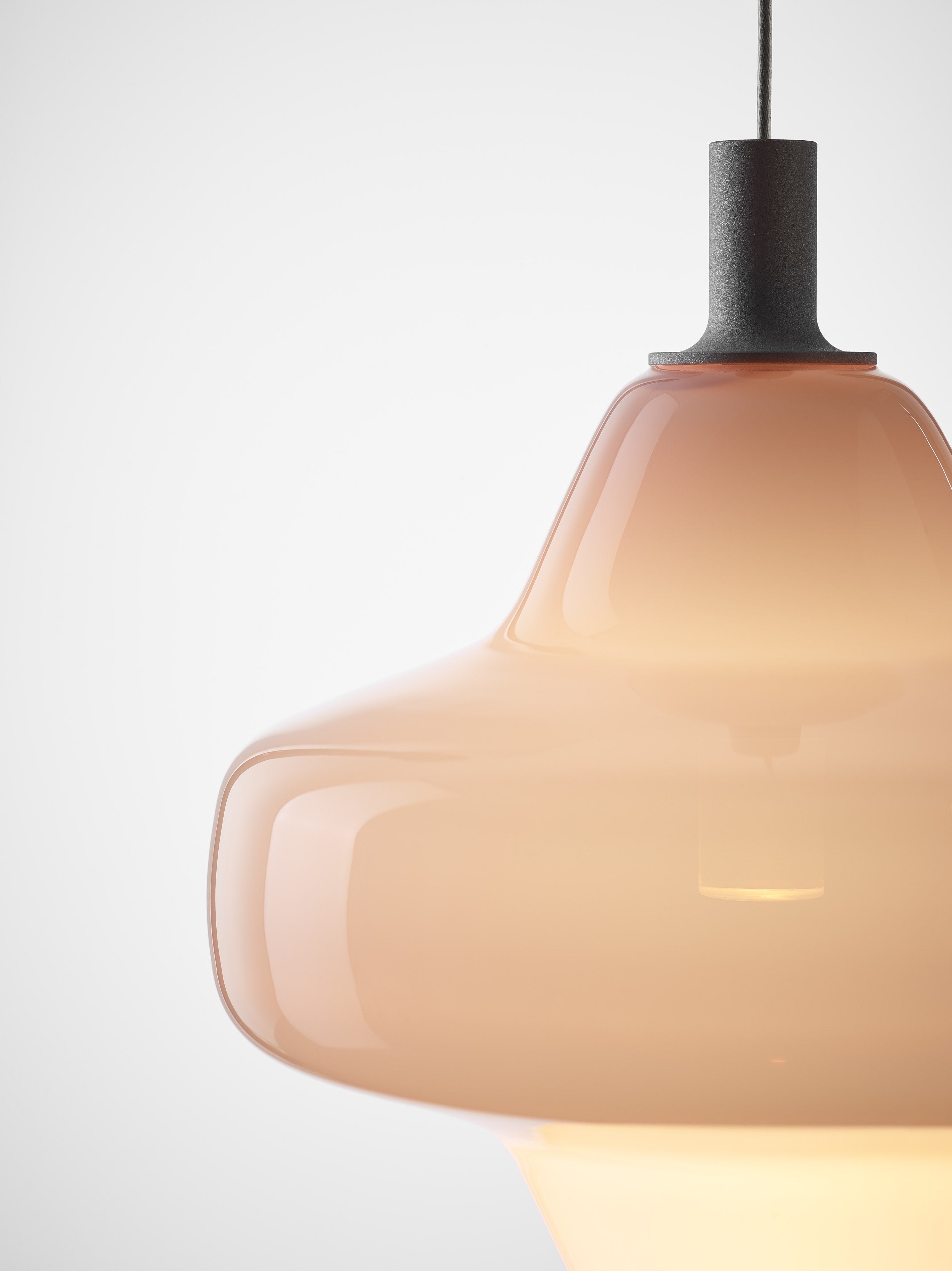 Závěsné svítidlo STARCLOUD skleněné foukané sklo